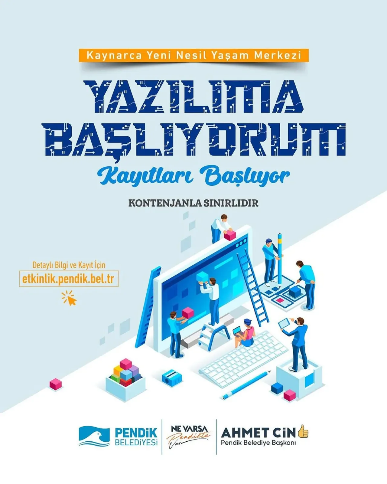 Pendik Belediyesi'nden Ücretsiz "Yazılıma Başlıyorum" Kursu: Kayıtlar Başladı Pendik Belediyesi'nden Ücretsiz "Yazılıma Başlıyorum" Kursu: Kayıtlar Başladı