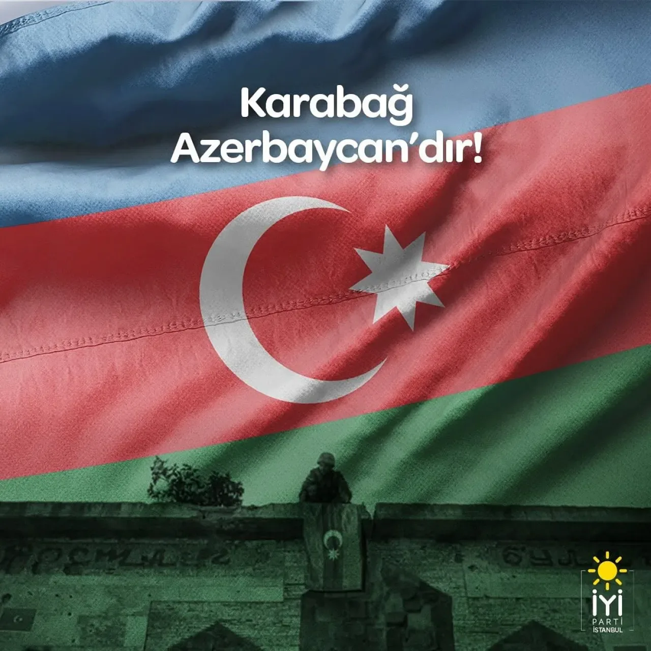 Azerbaycan Bayrağının Karabağ'da Dalgalanmasının Yıl Dönümü Kutlandı Azerbaycan Bayrağının Karabağ'da Dalgalanmasının Yıl Dönümü Kutlandı