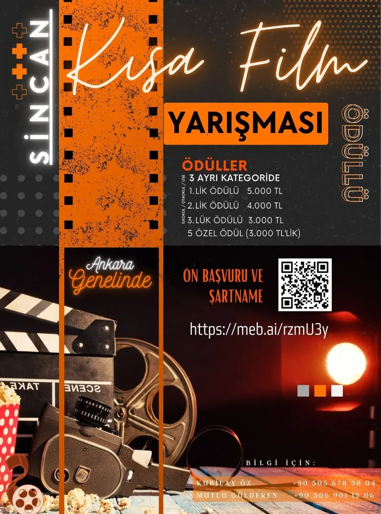 Sincan Kısa Film Festivali İkinci Kez Başlıyor: Başvurular Devam Ediyor Sincan Kısa Film Festivali İkinci Kez Başlıyor: Başvurular Devam Ediyor