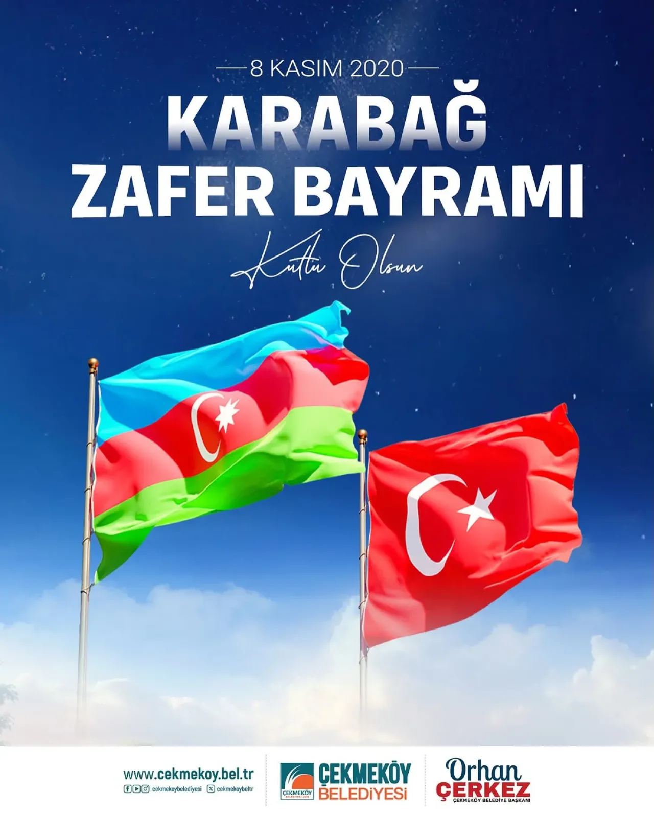 İstanbul Çekmeköy Belediyesi, Karabağ Zaferi'nin 5. Yıl Dönümünü Kutladı İstanbul Çekmeköy Belediyesi, Karabağ Zaferi'nin 5. Yıl Dönümünü Kutladı