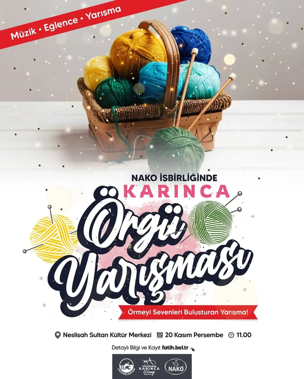 Fatih'te Örgü Festivali: Geleneksel El Sanatları Yarışması Düzenleniyor Fatih'te Örgü Festivali: Geleneksel El Sanatları Yarışması Düzenleniyor