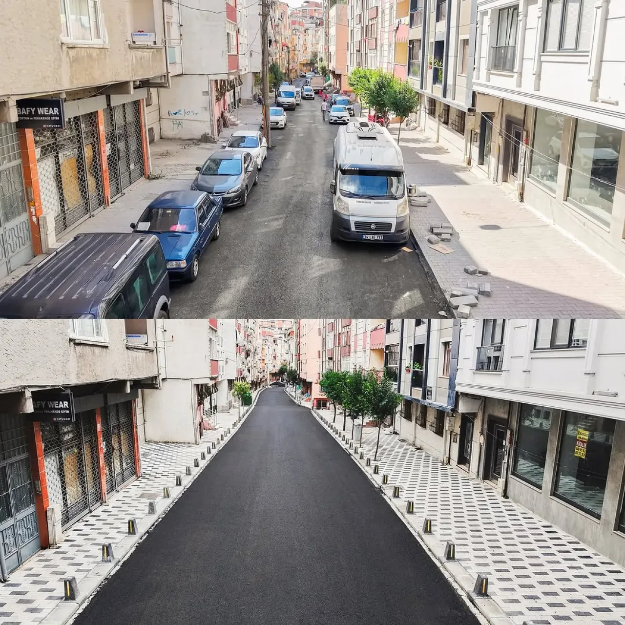 Esenler Belediyesi Horasan Caddesi'nde Ulaşım Konforunu Artırıyor Esenler Belediyesi Horasan Caddesi'nde Ulaşım Konforunu Artırıyor