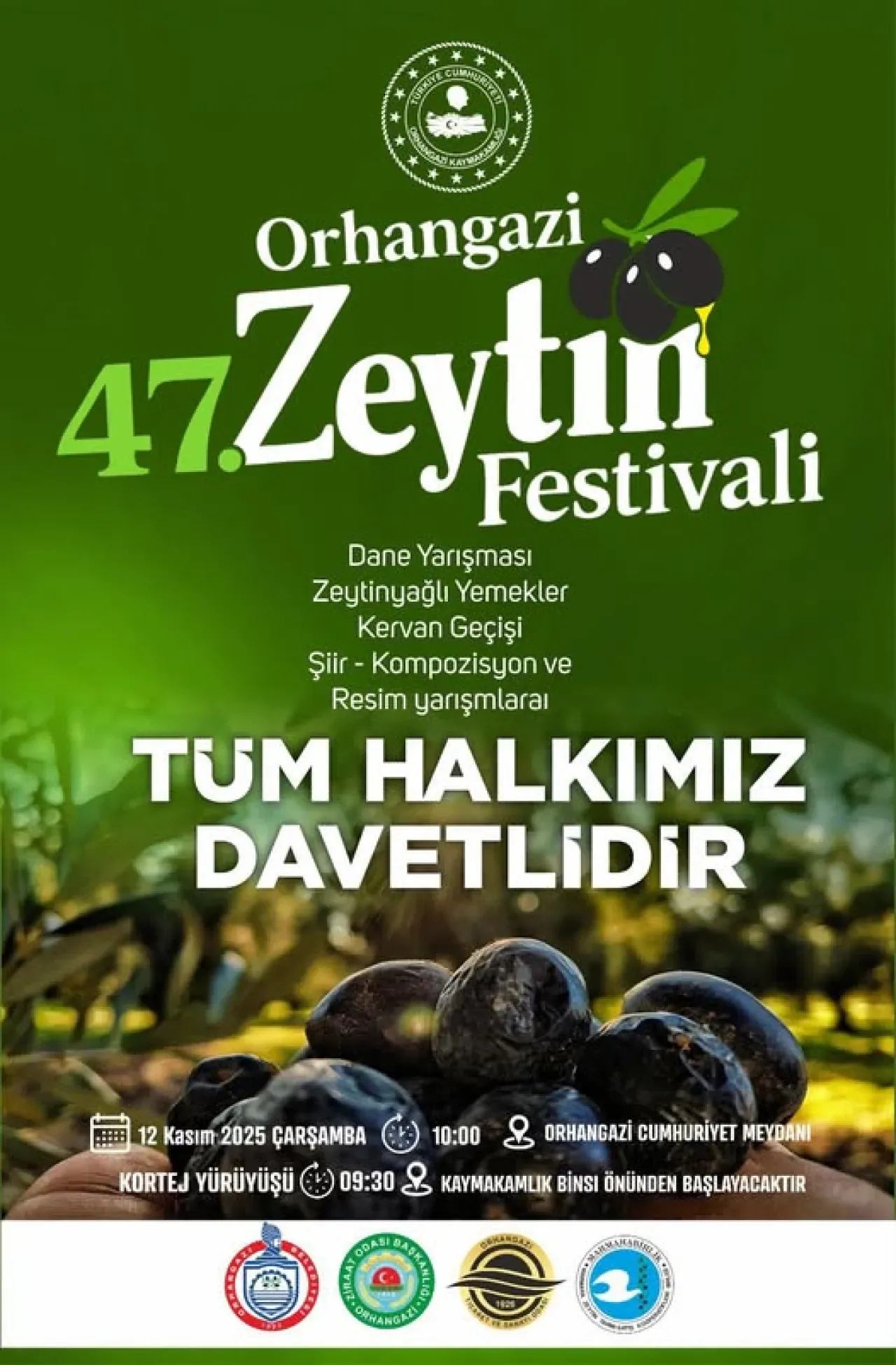 Orhangazi'de 47. Zeytin Festivali Başlıyor: Coşku, Lezzet ve Geleneğin Buluşması Orhangazi'de 47. Zeytin Festivali Başlıyor: Coşku, Lezzet ve Geleneğin Buluşması
