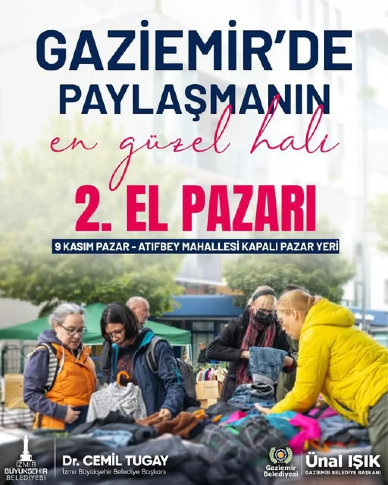 İzmir Gaziemir'de 2. El Pazarı Açılıyor: Uygun Fiyatlar ve Renkli Ürünler İzmir Gaziemir'de 2. El Pazarı Açılıyor: Uygun Fiyatlar ve Renkli Ürünler