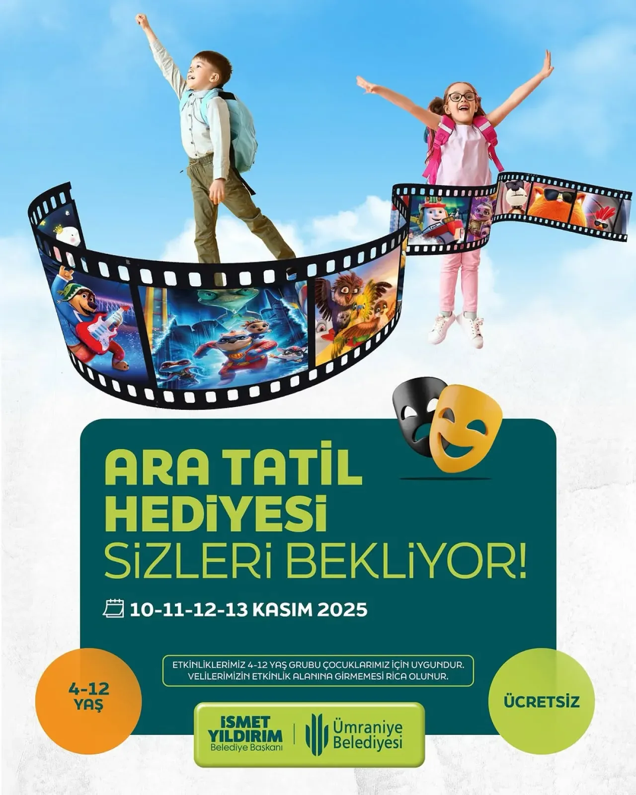 Ümraniye'de Çocuklar İçin Dolu Dolu Ara Tatil Etkinlikleri Ümraniye'de Çocuklar İçin Dolu Dolu Ara Tatil Etkinlikleri