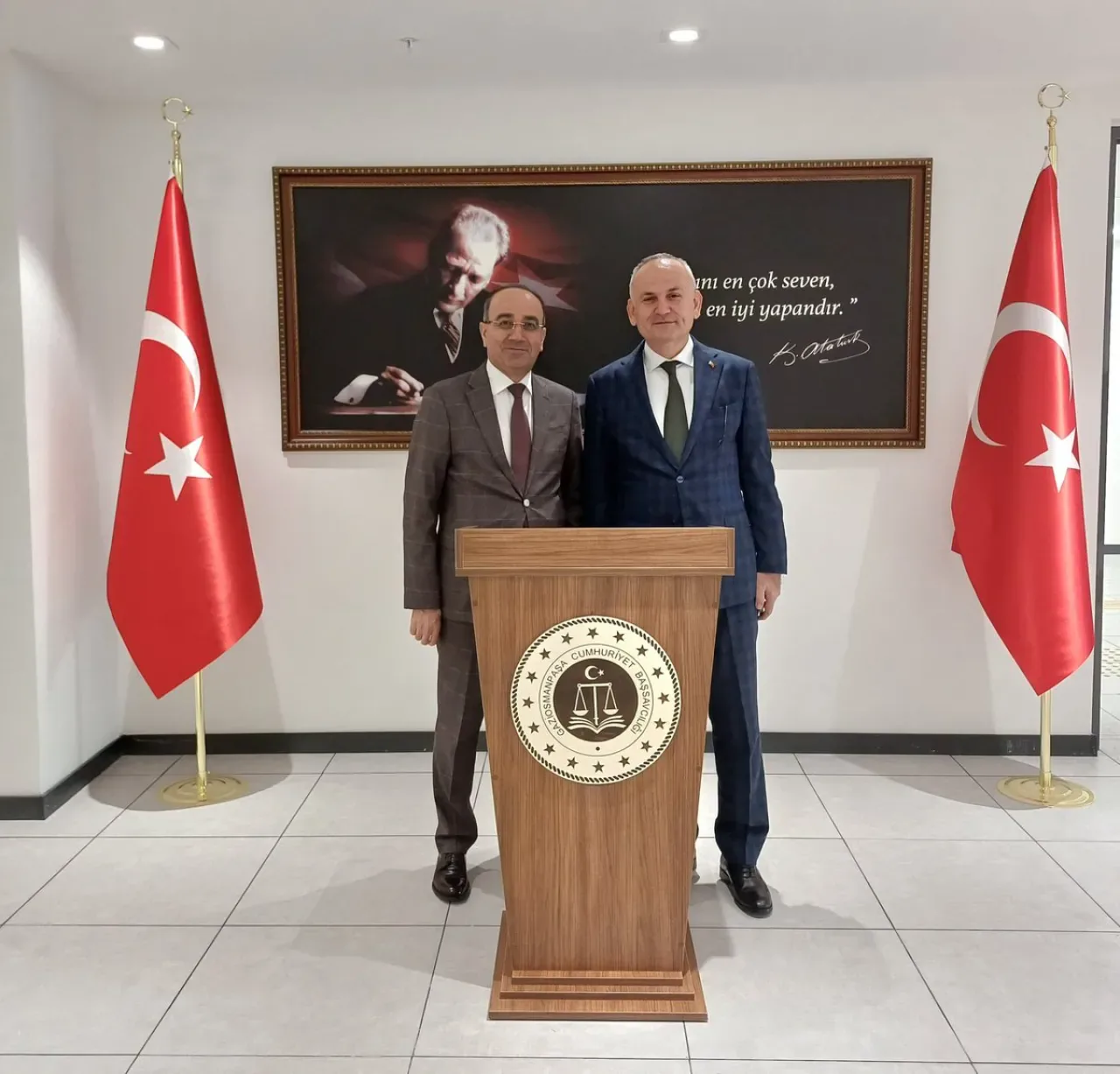 Gaziosmanpaşa Adliyesi'nin Yeni Binasında Hayırlı Olsun Ziyareti Gaziosmanpaşa Adliyesi'nin Yeni Binasında Hayırlı Olsun Ziyareti