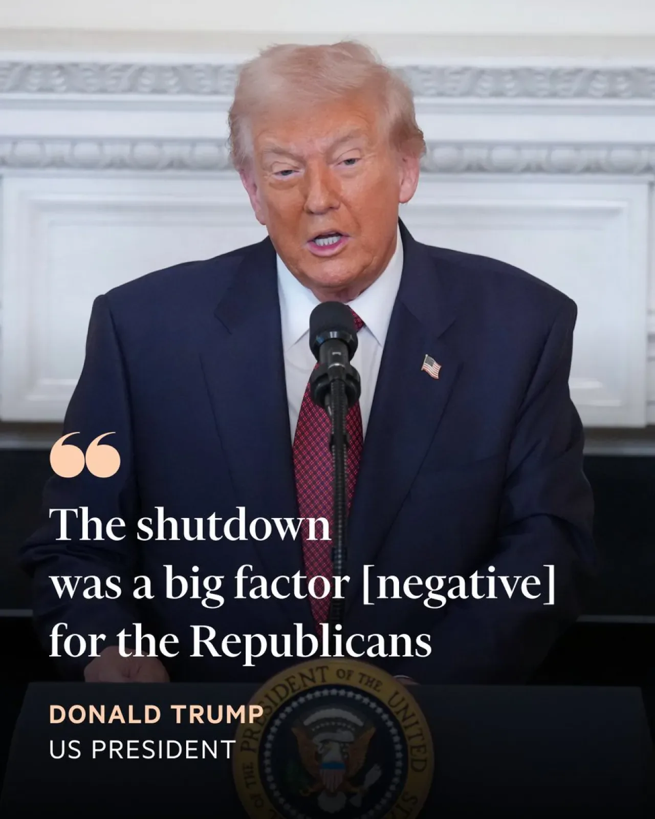 Trump, Cumhuriyetçilerin Seçim Başarısızlığını Hükümet Kapanmasına Bağladı Trump, Cumhuriyetçilerin Seçim Başarısızlığını Hükümet Kapanmasına Bağladı