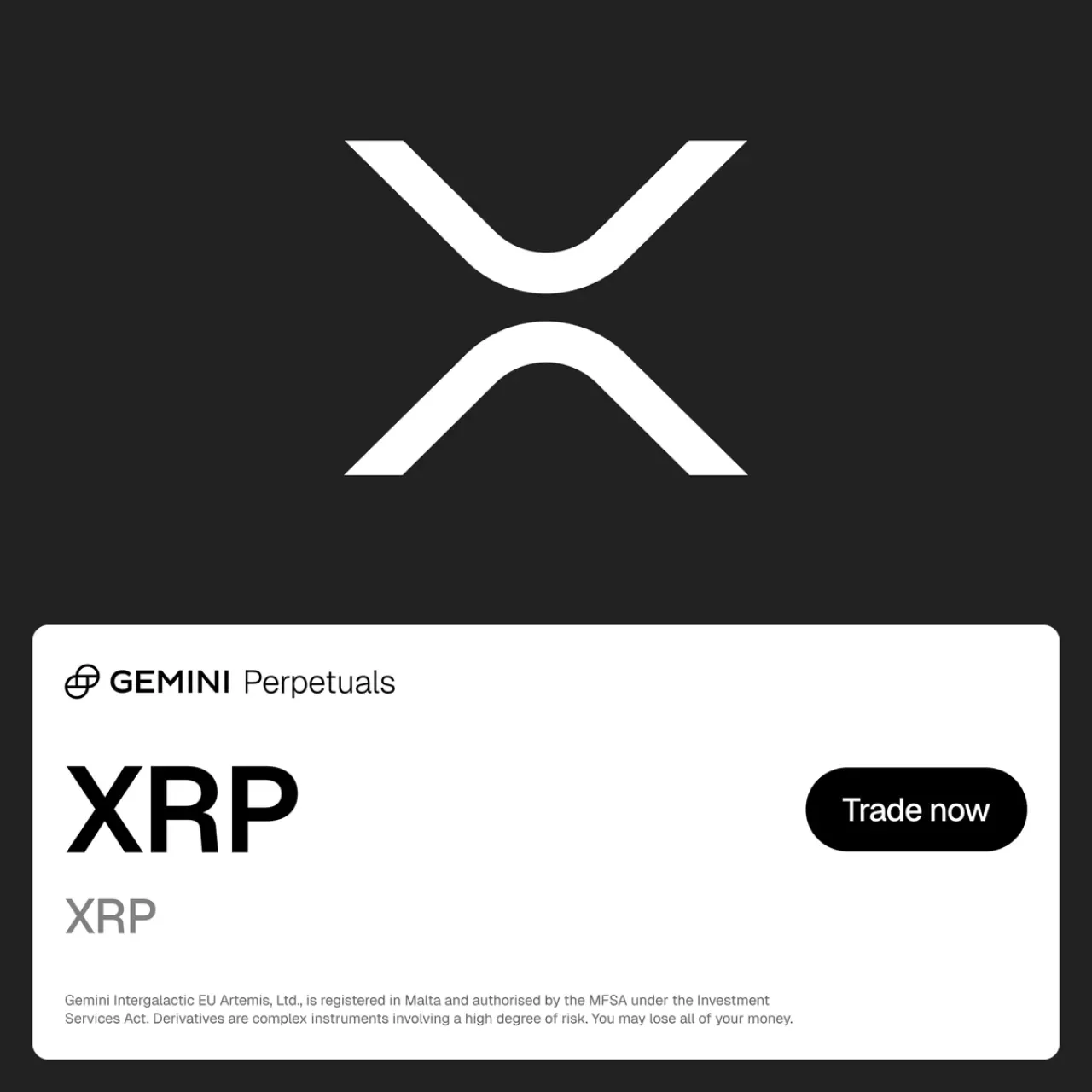 Gemini, Avrupa Birliği Kullanıcıları İçin XRP Vadeli İşlem Sözleşmelerini Duyurdu Gemini, Avrupa Birliği Kullanıcıları İçin XRP Vadeli İşlem Sözleşmelerini Duyurdu