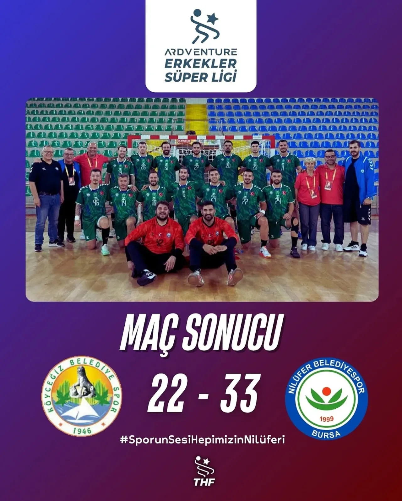 Nilüfer Belediyespor, Hentbolda Köyceğiz'i Devirdi Nilüfer Belediyespor, Hentbolda Köyceğiz'i Devirdi