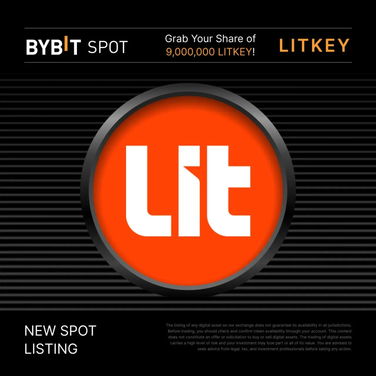 Bybit, LITKEY Deposits'u ETH ve ARBI Zincirlerinde Başlattı | 9 Milyon LITKEY Ödül Havuzu Bybit, LITKEY Deposits'u ETH ve ARBI Zincirlerinde Başlattı | 9 Milyon LITKEY Ödül Havuzu