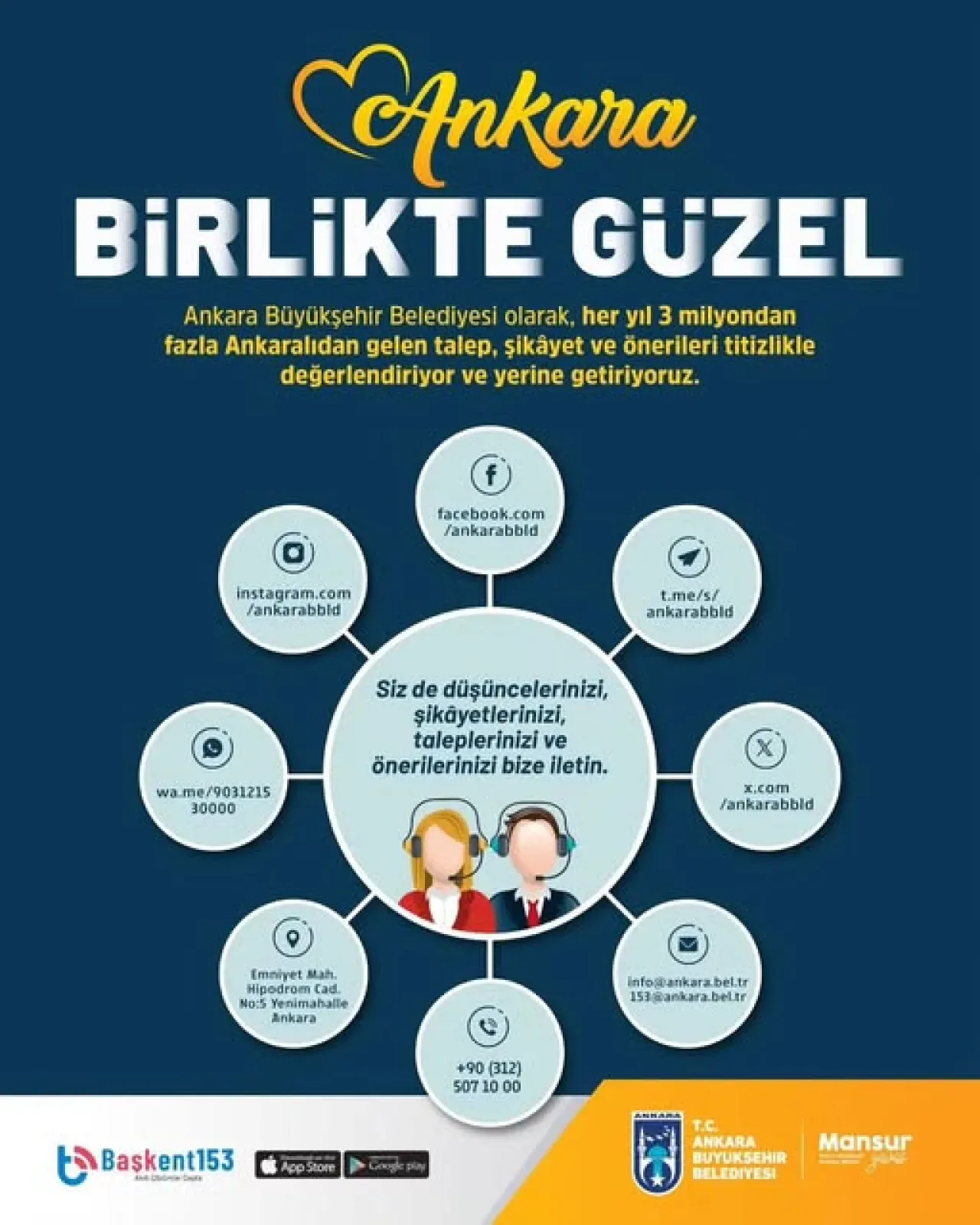 Ankara Büyükşehir Belediyesi, Vatandaşlardan Gelen Talepleri Değerlendiriyor Ankara Büyükşehir Belediyesi, Vatandaşlardan Gelen Talepleri Değerlendiriyor