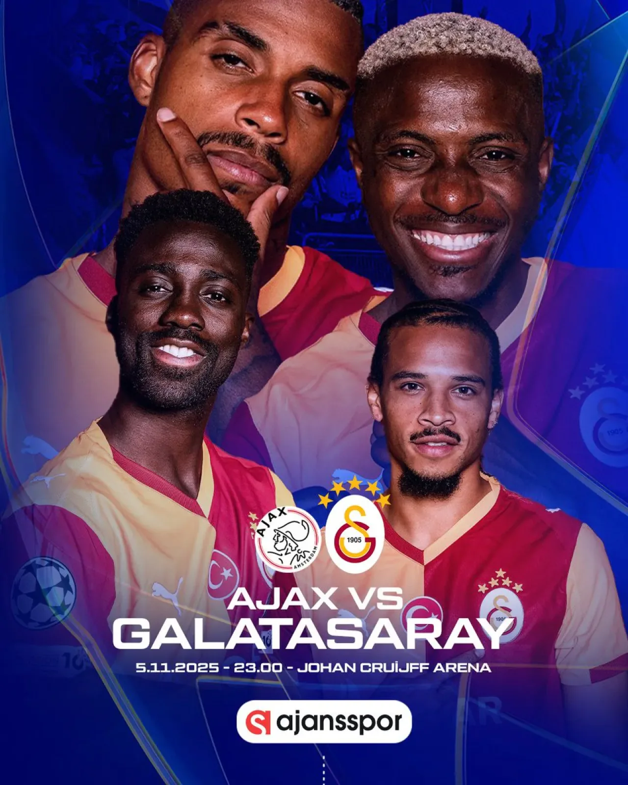 Galatasaray, Ajax Ziyaretinde Kritik Virajı Dönüyor Galatasaray, Ajax Ziyaretinde Kritik Virajı Dönüyor