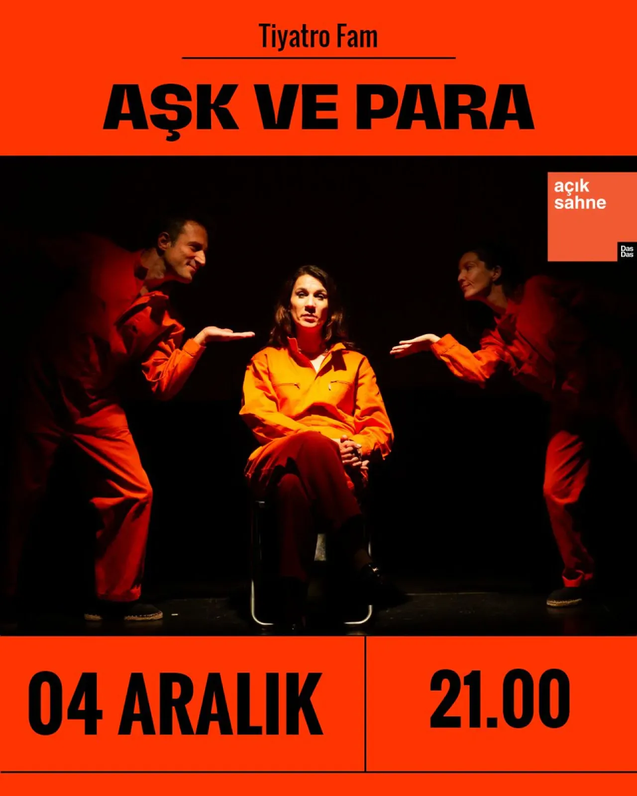 İstanbul'da "Aşk ve Para" Temalı Oyun DasDas'ta Sahnelenecek İstanbul'da "Aşk ve Para" Temalı Oyun DasDas'ta Sahnelenecek