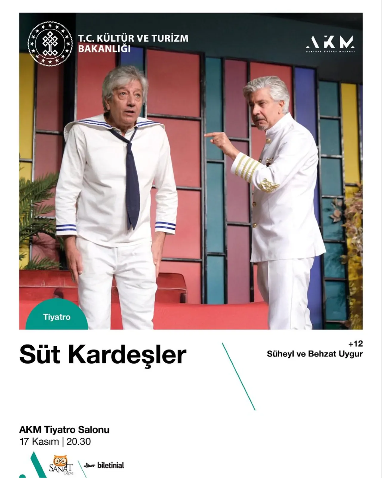 Süt Kardeşler, AKM'de Yeni Bir Yorumla Seyirciyle Buluşuyor Süt Kardeşler, AKM'de Yeni Bir Yorumla Seyirciyle Buluşuyor