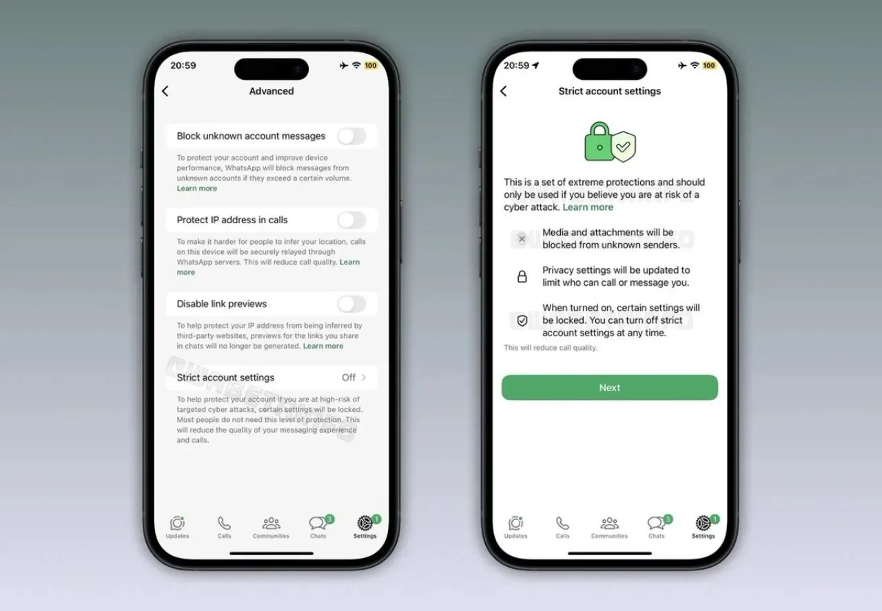 WhatsApp'tan Güvenlik Devrimi: Tüm Gizlilik Ayarları Tek Tıkla Aktif Olacak WhatsApp'tan Güvenlik Devrimi: Tüm Gizlilik Ayarları Tek Tıkla Aktif Olacak
