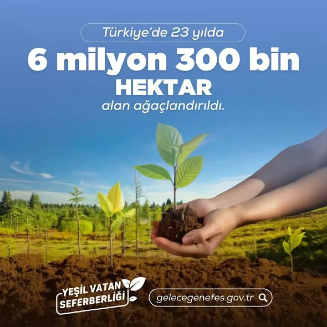 Türkiye Genelinde 11 Kasım'da Gerçekleştirilecek "Geleceğe Nefes" Fidan Dikim Seferberliği Türkiye Genelinde 11 Kasım'da Gerçekleştirilecek "Geleceğe Nefes" Fidan Dikim Seferberliği