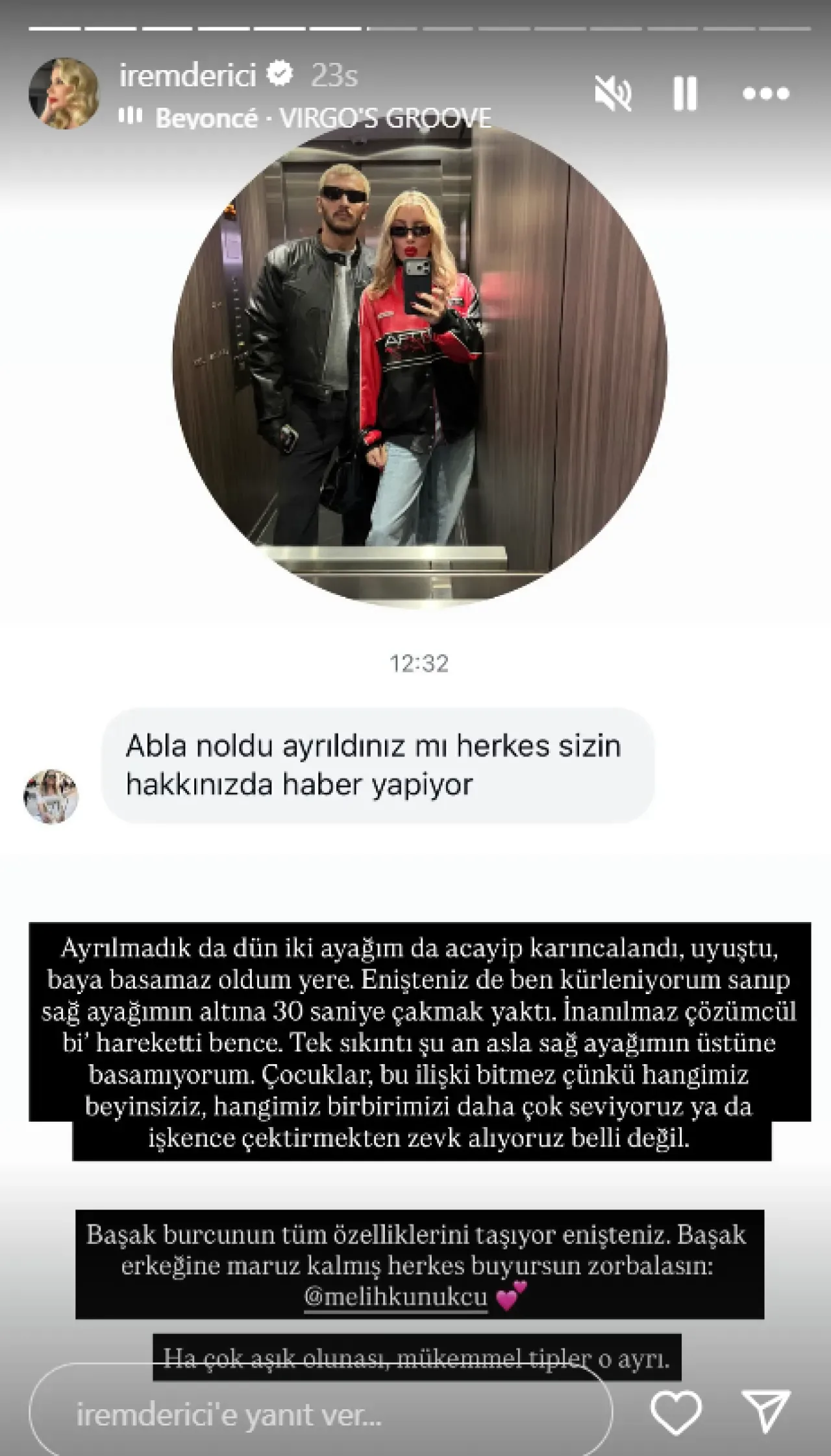 İrem Derici Sosyal Medyada Melih Kunukçu'yu Takibi Bıraktı ve Fotoğrafları Sildi İrem Derici Sosyal Medyada Melih Kunukçu'yu Takibi Bıraktı ve Fotoğrafları Sildi