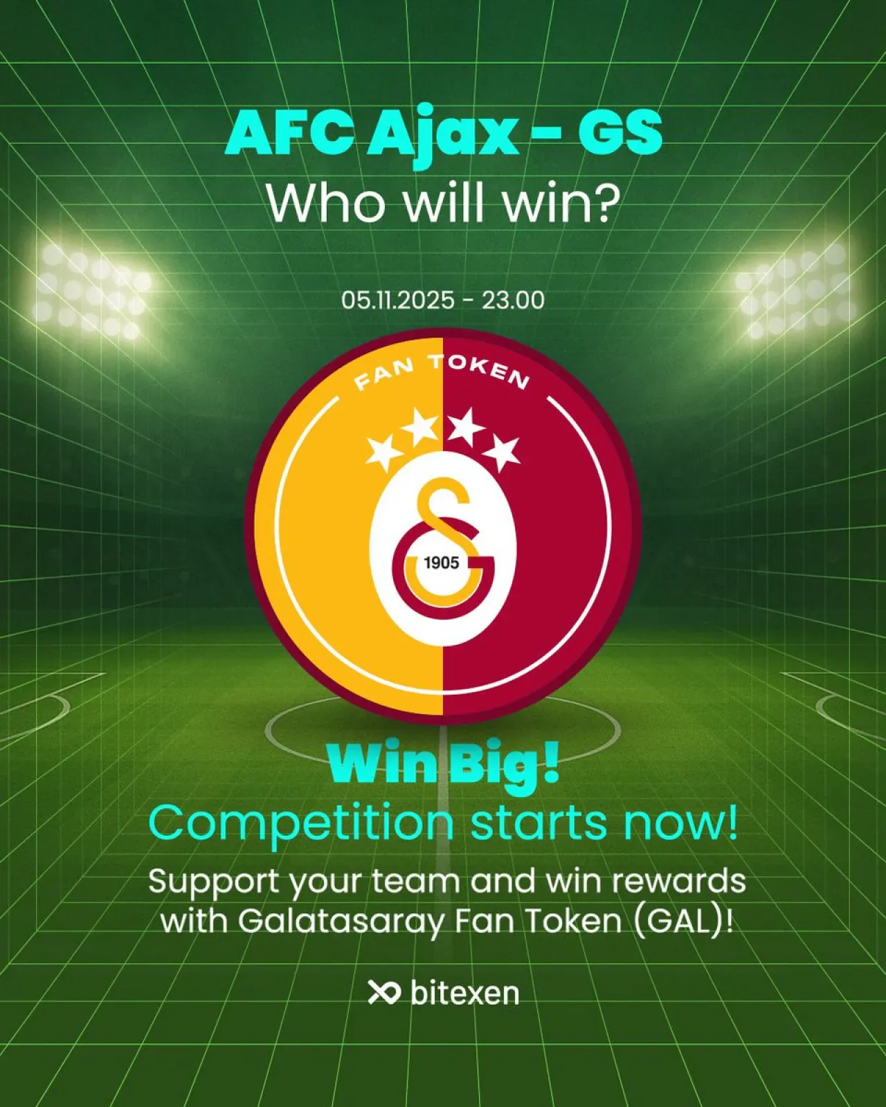 Bitexen Taraftar Token'ı Ödül Programı Başladı: Galatasaray Maçında %1,5 Kazanç Bitexen Taraftar Token'ı Ödül Programı Başladı: Galatasaray Maçında %1,5 Kazanç