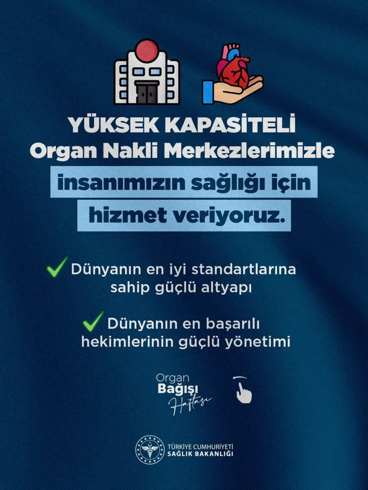 Sağlık Bakanlığı, Yüksek Kapasiteli Organ Nakli Merkezleri ile Hizmet Veriyor Sağlık Bakanlığı, Yüksek Kapasiteli Organ Nakli Merkezleri ile Hizmet Veriyor