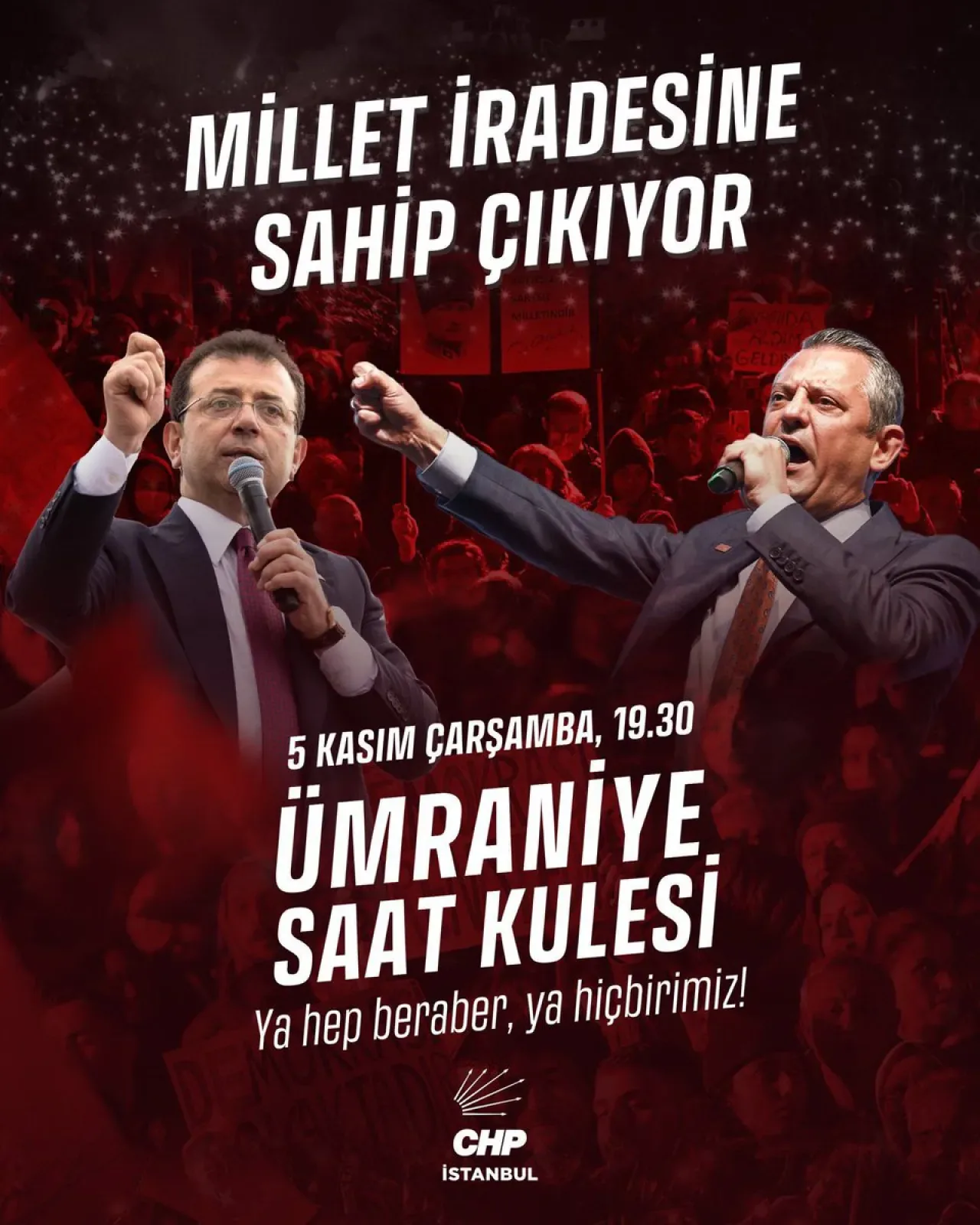 Ümraniye'de "Egemenlik Kayıtsız Şartsız Milletindir" Buluşması Ümraniye'de "Egemenlik Kayıtsız Şartsız Milletindir" Buluşması