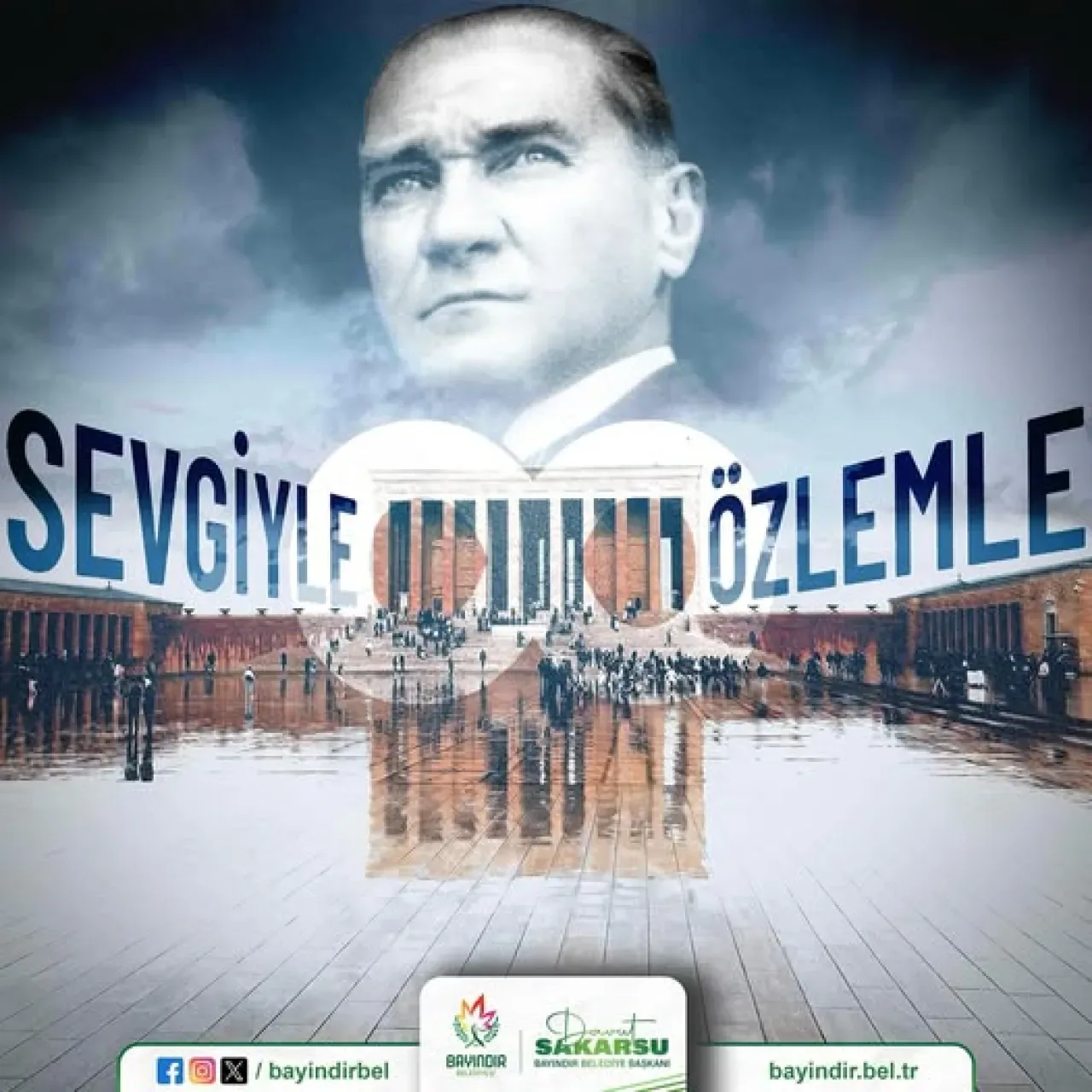 Bayındır Belediye Başkanı Atatürk'ü Andı Bayındır Belediye Başkanı Atatürk'ü Andı