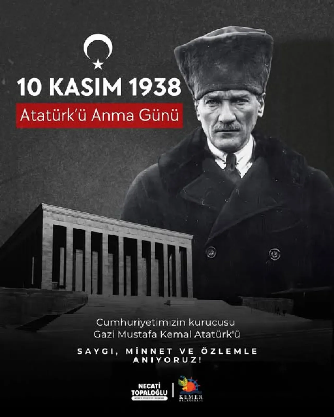 Antalya Kemer'de Atatürk'ü Anma Töreni Düzenlendi Antalya Kemer'de Atatürk'ü Anma Töreni Düzenlendi