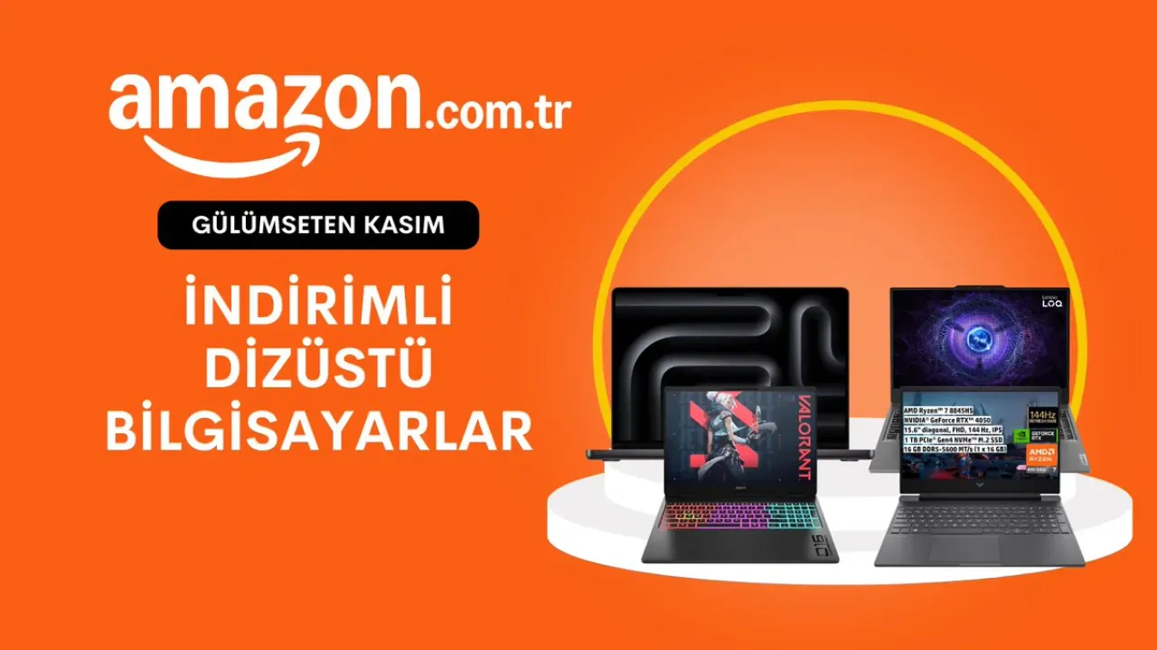 Amazon'dan Kasım Ayına Özel Dizüstü Bilgisayar İndirimleri Başladı Amazon'dan Kasım Ayına Özel Dizüstü Bilgisayar İndirimleri Başladı