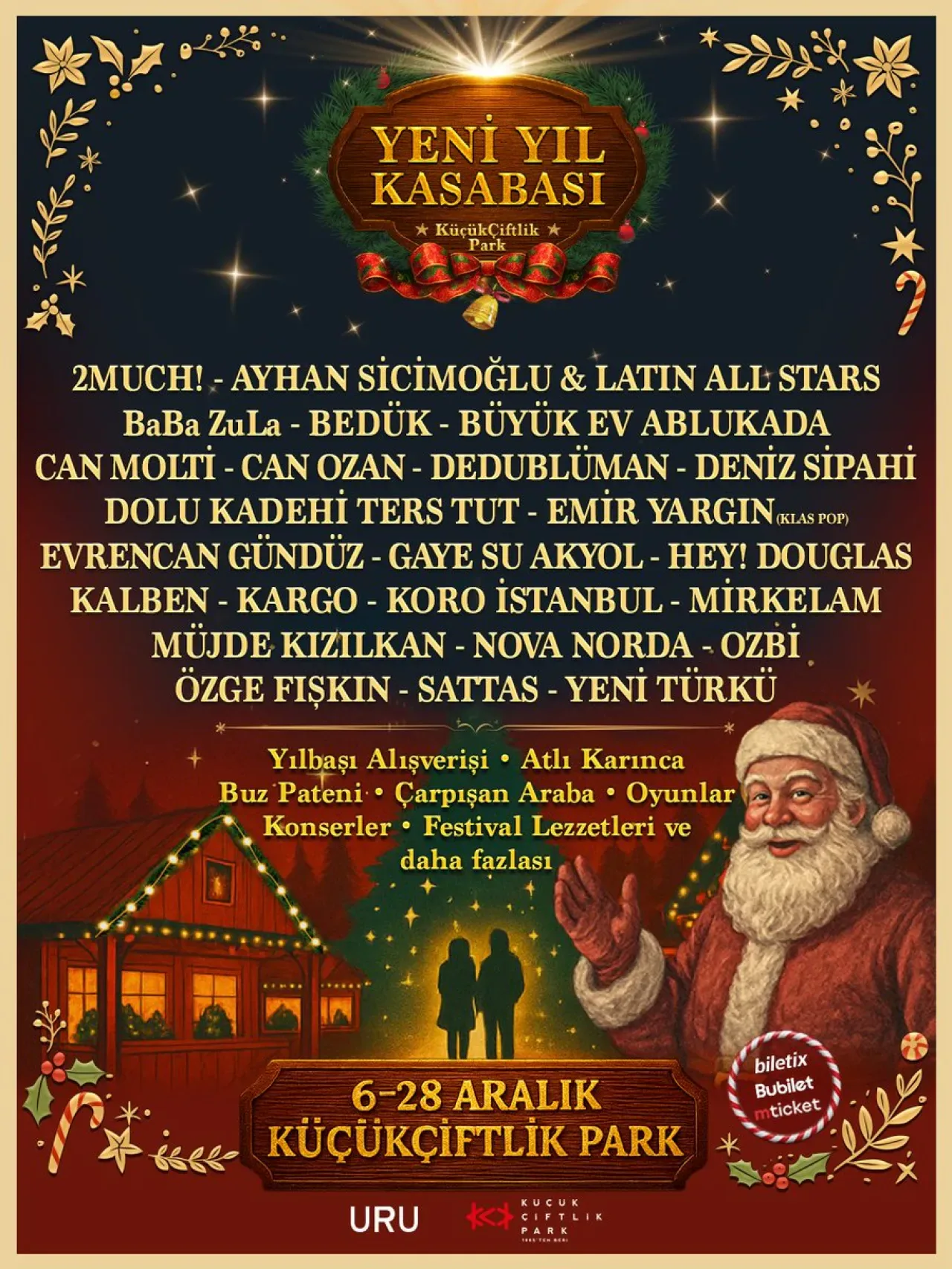 Küçükçiftlik Park'ta Yılbaşı Coşkusu: Aralık Ayı Boyunca Müzik Rüzgarı Esecek Küçükçiftlik Park'ta Yılbaşı Coşkusu: Aralık Ayı Boyunca Müzik Rüzgarı Esecek