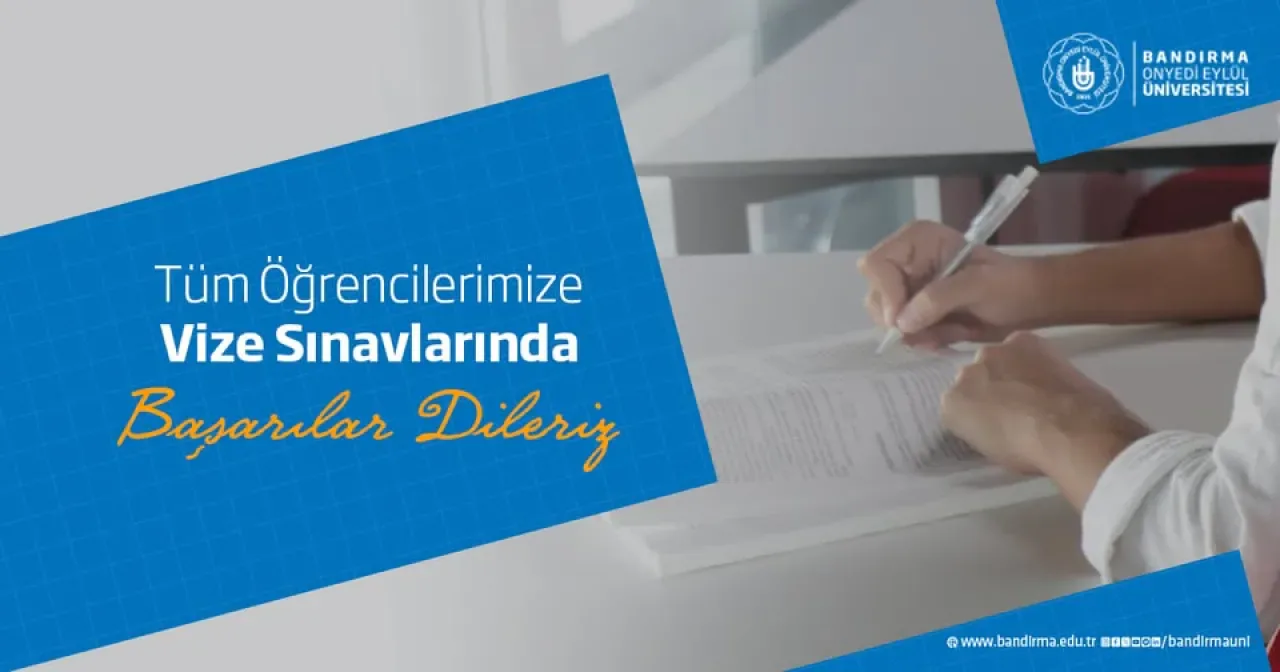 Bandırma 17 Eylül Üniversitesi'nde Vize Dönemi Başladı Bandırma 17 Eylül Üniversitesi'nde Vize Dönemi Başladı