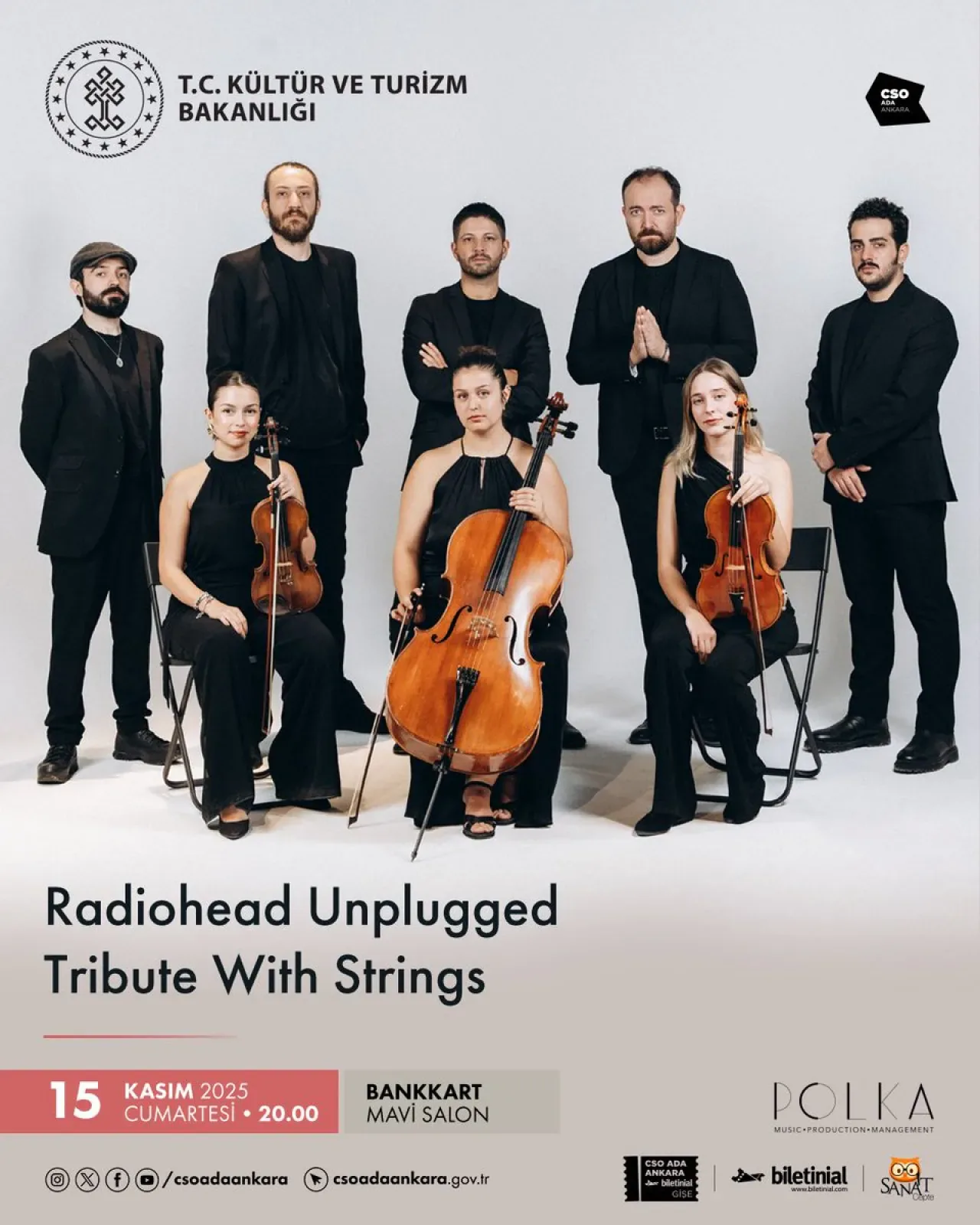 CSO Ada Ankara'da Radiohead Unplugged Tribute Konseri CSO Ada Ankara'da Radiohead Unplugged Tribute Konseri