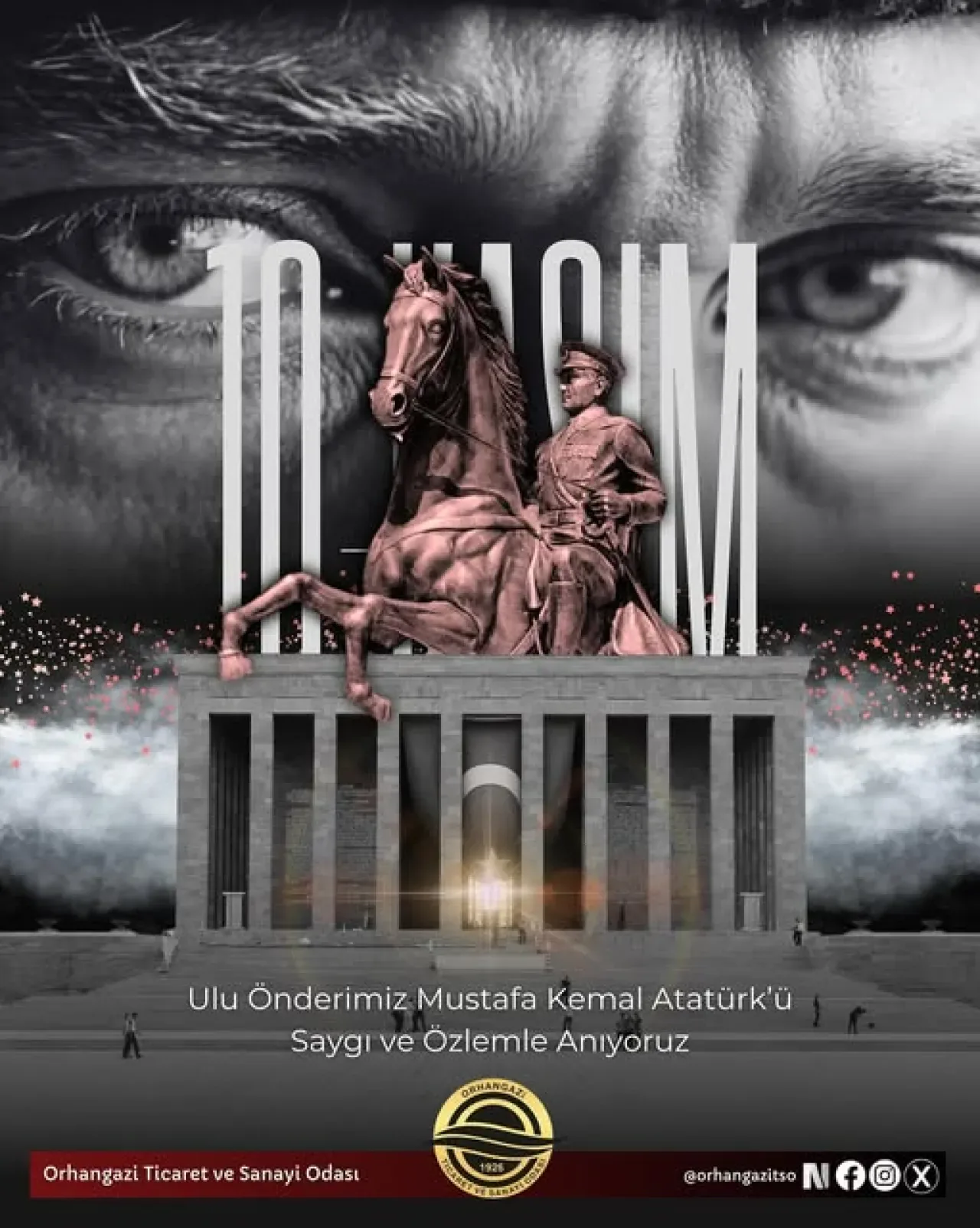 10 Kasım'da Gazi Mustafa Kemal Atatürk Saygı ve Özlemle Anılıyor 10 Kasım'da Gazi Mustafa Kemal Atatürk Saygı ve Özlemle Anılıyor