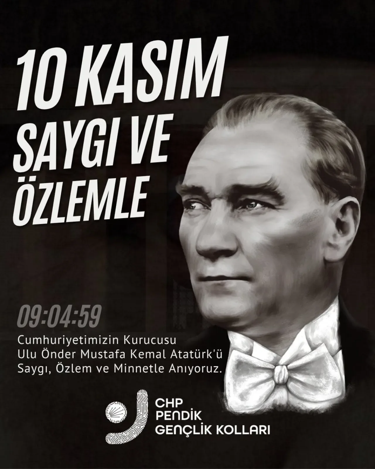 CHP Pendik Gençlik Kolları, Anma Mesajı Yayınladı CHP Pendik Gençlik Kolları, Anma Mesajı Yayınladı