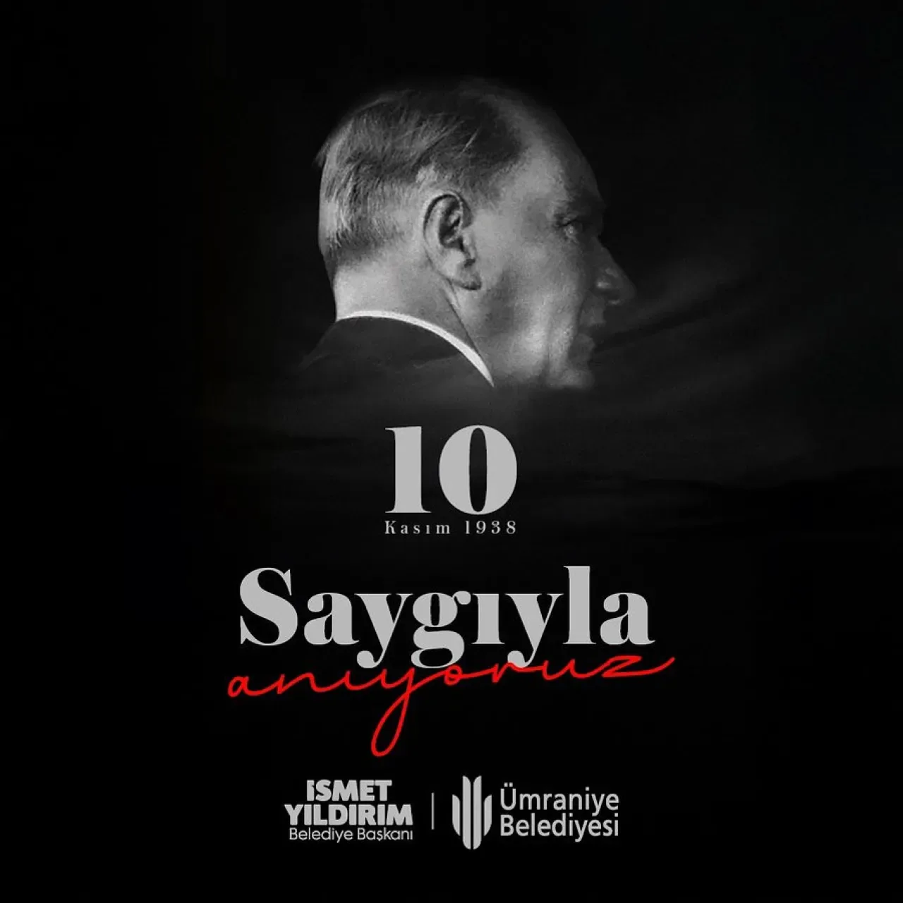İstanbul Ümraniye Belediye Başkanı Yıldırım, Atatürk'ü Andı İstanbul Ümraniye Belediye Başkanı Yıldırım, Atatürk'ü Andı