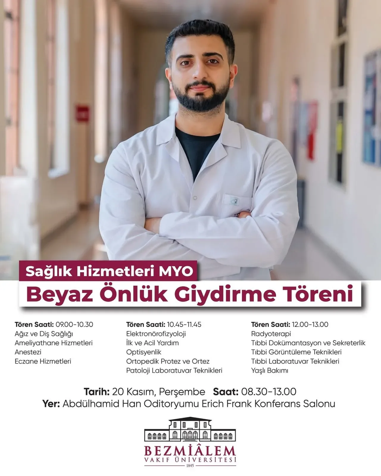 Bezmialem Vakıf Üniversitesi'nde Beyaz Önlük Töreni ile Geleceğin Sağlıkçıları Yola Çıkıyor Bezmialem Vakıf Üniversitesi'nde Beyaz Önlük Töreni ile Geleceğin Sağlıkçıları Yola Çıkıyor