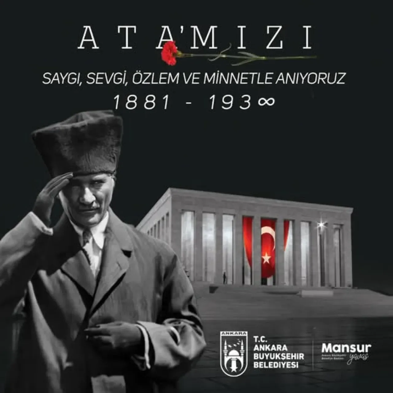 Ankara'da Cumhuriyet'in Kurucusu Büyük Önder Atatürk Sonsuz Saygı ve Minnetle Anıldı Ankara'da Cumhuriyet'in Kurucusu Büyük Önder Atatürk Sonsuz Saygı ve Minnetle Anıldı