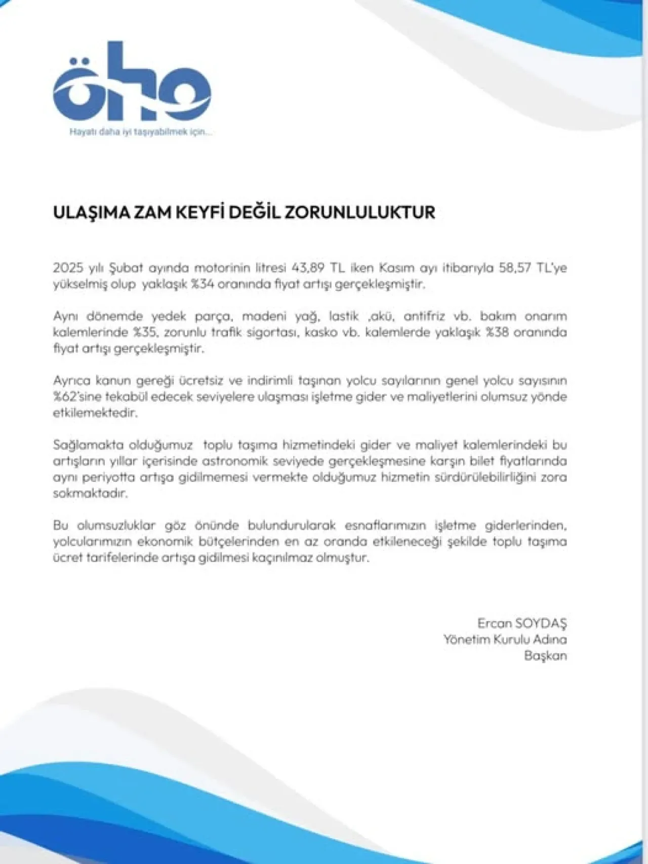 Ankara'da Özel Halk Otobüsçüleri Maliyet Artışlarını Dile Getirdi Ankara'da Özel Halk Otobüsçüleri Maliyet Artışlarını Dile Getirdi