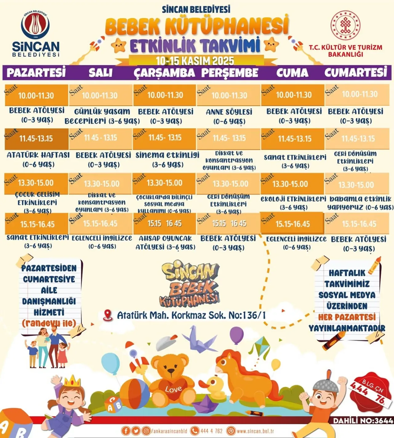 Sincan'da Bebek Kütüphanesi, Minikleri Kitaplarla Buluşturuyor Sincan'da Bebek Kütüphanesi, Minikleri Kitaplarla Buluşturuyor