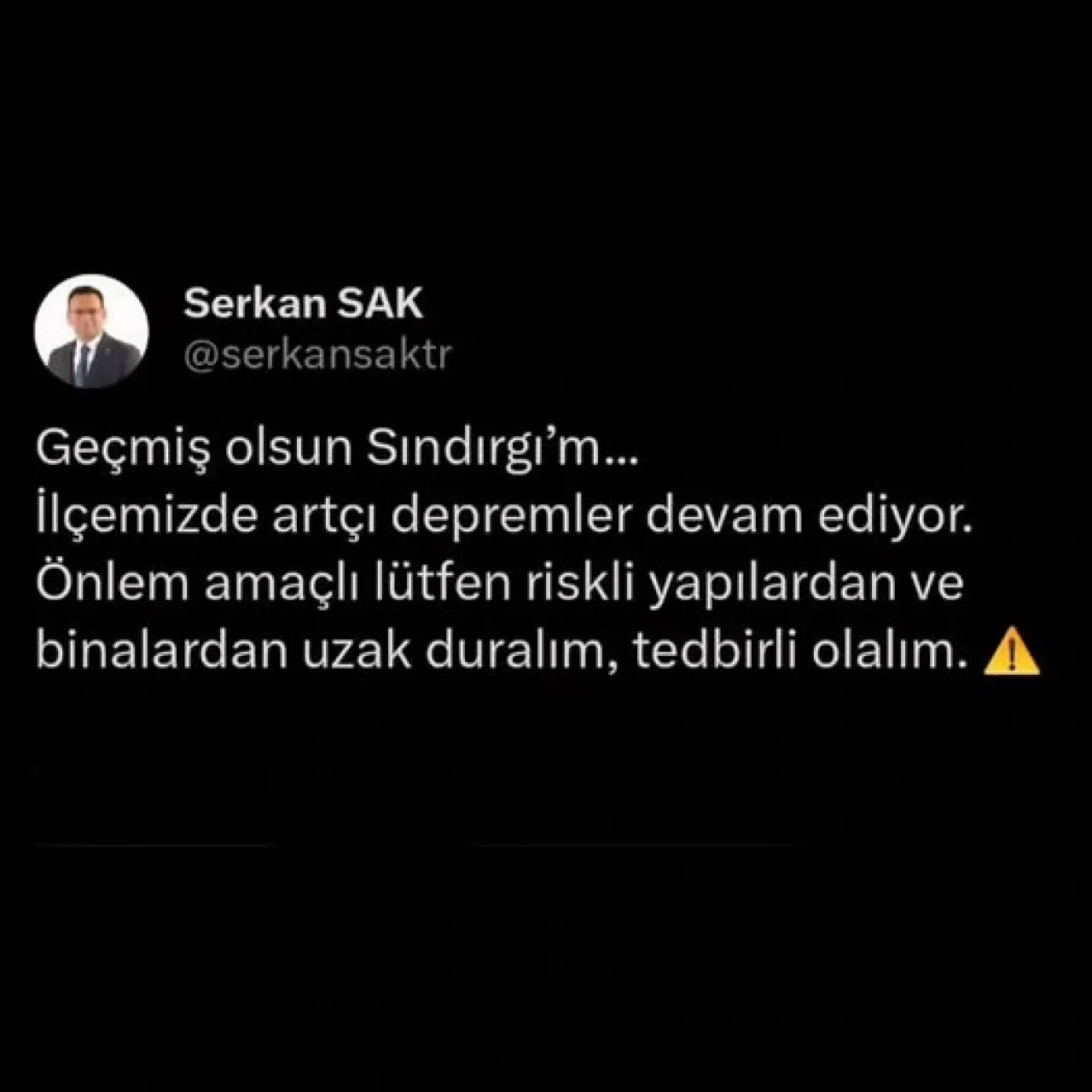Sındırgı'da Artçı Depremler Devam Ediyor: Belediye Vatandaşları Riskli Yapılardan Uzak Durmaya Çağırıyor Sındırgı'da Artçı Depremler Devam Ediyor: Belediye Vatandaşları Riskli Yapılardan Uzak Durmaya Çağırıyor