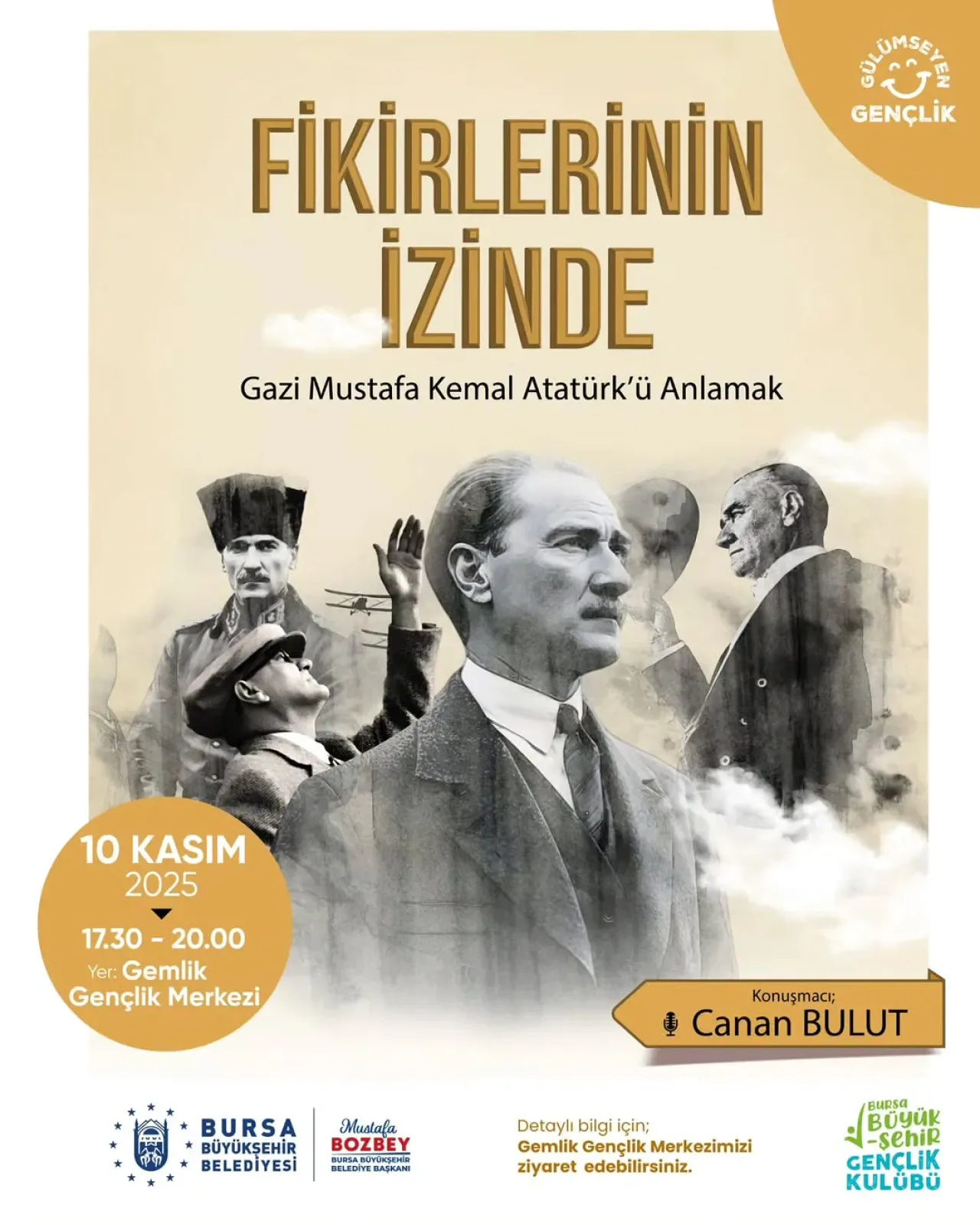 Bursa'da "Fikirlerinin İzinde" Programı ile Atatürk'ün Değerleri Yaşatılacak Bursa'da "Fikirlerinin İzinde" Programı ile Atatürk'ün Değerleri Yaşatılacak