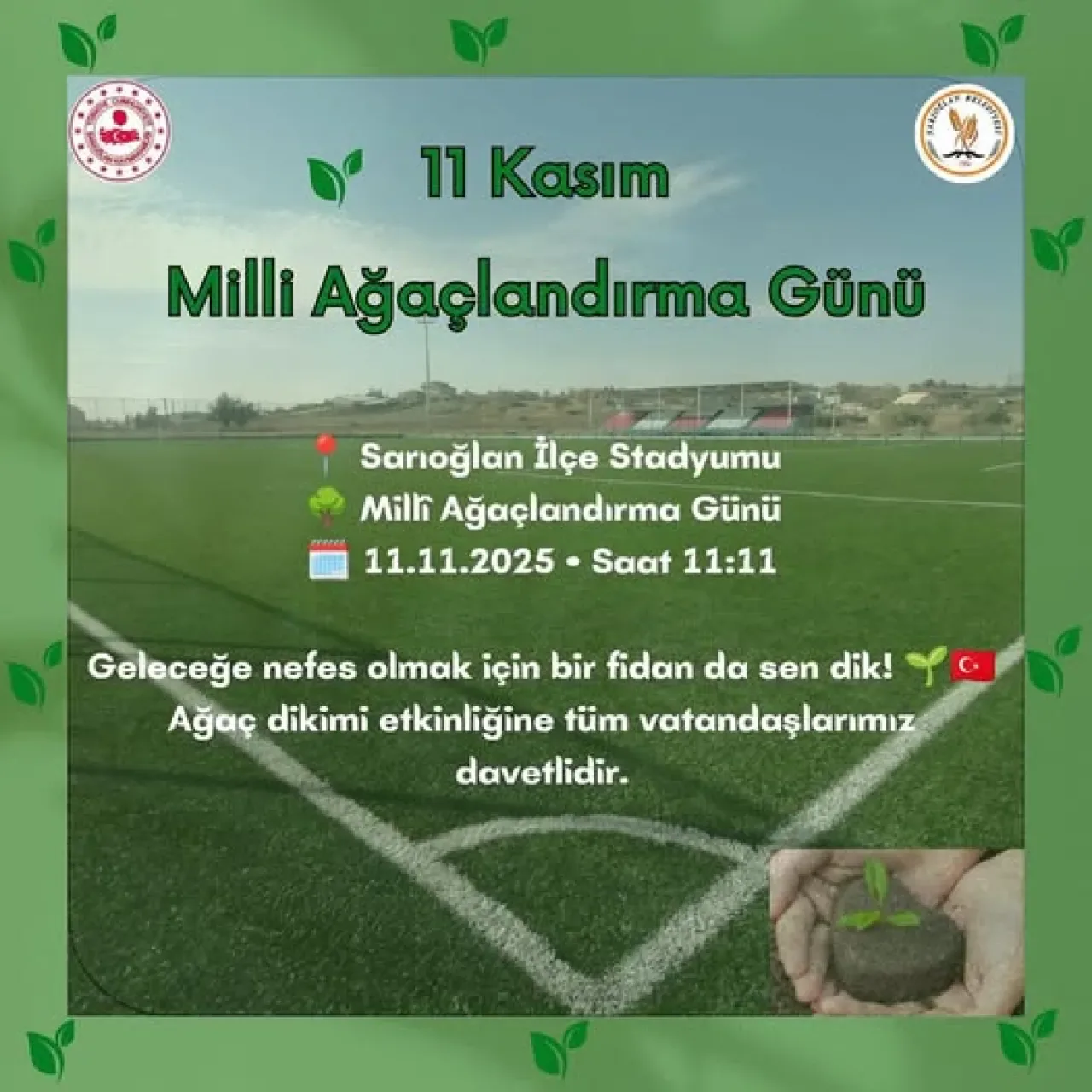 Sarıoğlan'da Geleceğe Nefes Olmak İçin Fidan Dikim Etkinliği Düzenleniyor Sarıoğlan'da Geleceğe Nefes Olmak İçin Fidan Dikim Etkinliği Düzenleniyor