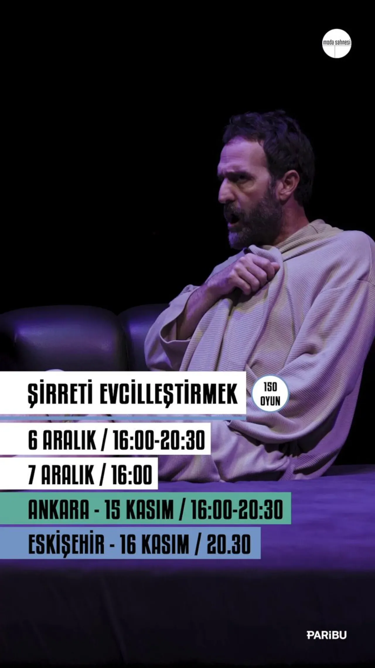 Şirreti Evcilleştirmek Oyunu Ankara ve Eskişehir'de Seyirciyle Buluşacak Şirreti Evcilleştirmek Oyunu Ankara ve Eskişehir'de Seyirciyle Buluşacak