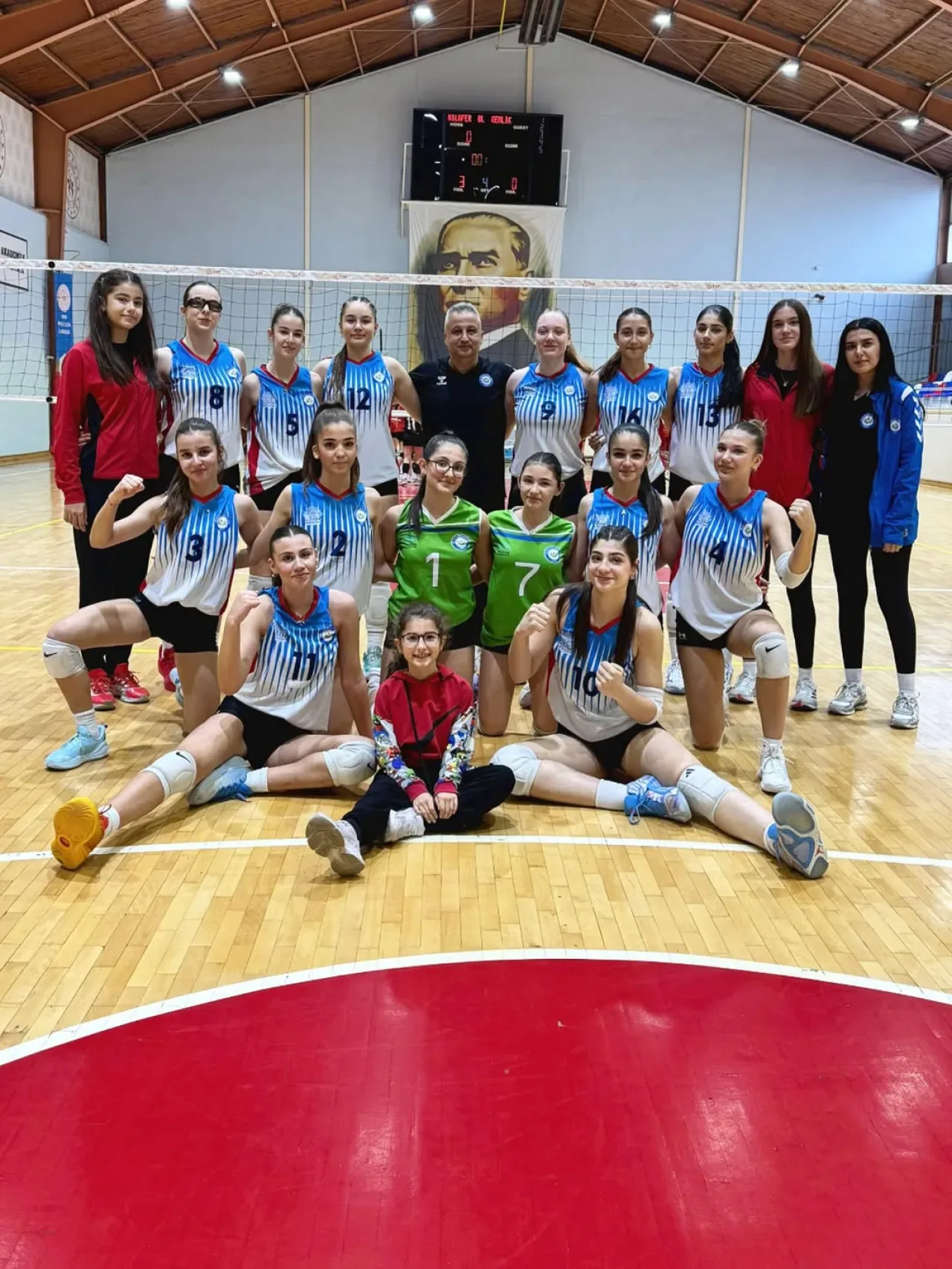 Nilüfer Belediyespor Küçük Kız Voleybol Takımı, Gemlik İstiklal Spor'u 3-0 Mağlup Etti Nilüfer Belediyespor Küçük Kız Voleybol Takımı, Gemlik İstiklal Spor'u 3-0 Mağlup Etti