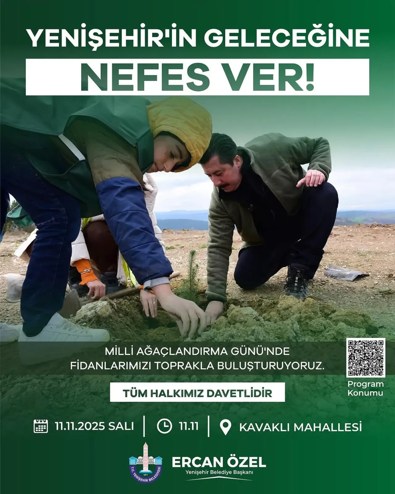 Bursa Yenişehir'de 11 Kasım'da "Doğaya Nefes" Etkinliği Düzenlenecek Bursa Yenişehir'de 11 Kasım'da "Doğaya Nefes" Etkinliği Düzenlenecek
