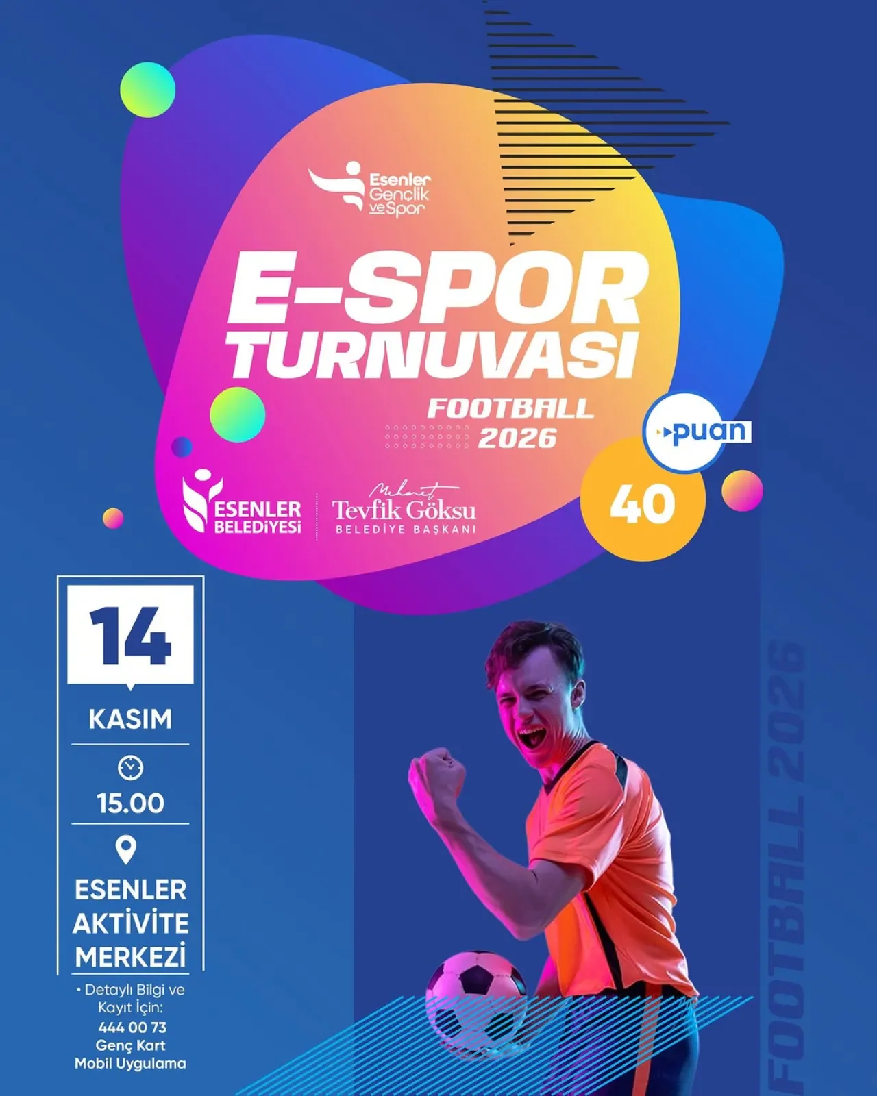 Esenler'de eFootball 2026 Turnuvası Heyecanı Başlıyor! Esenler'de eFootball 2026 Turnuvası Heyecanı Başlıyor!