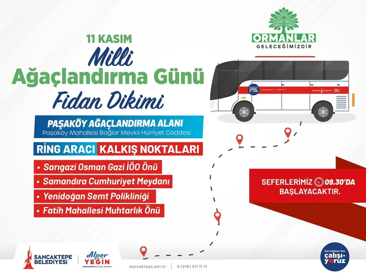 Sancaktepe'de 11 Kasım Milli Ağaçlandırma Günü Kapsamında Fidan Dikim Etkinliği Düzenleniyor Sancaktepe'de 11 Kasım Milli Ağaçlandırma Günü Kapsamında Fidan Dikim Etkinliği Düzenleniyor