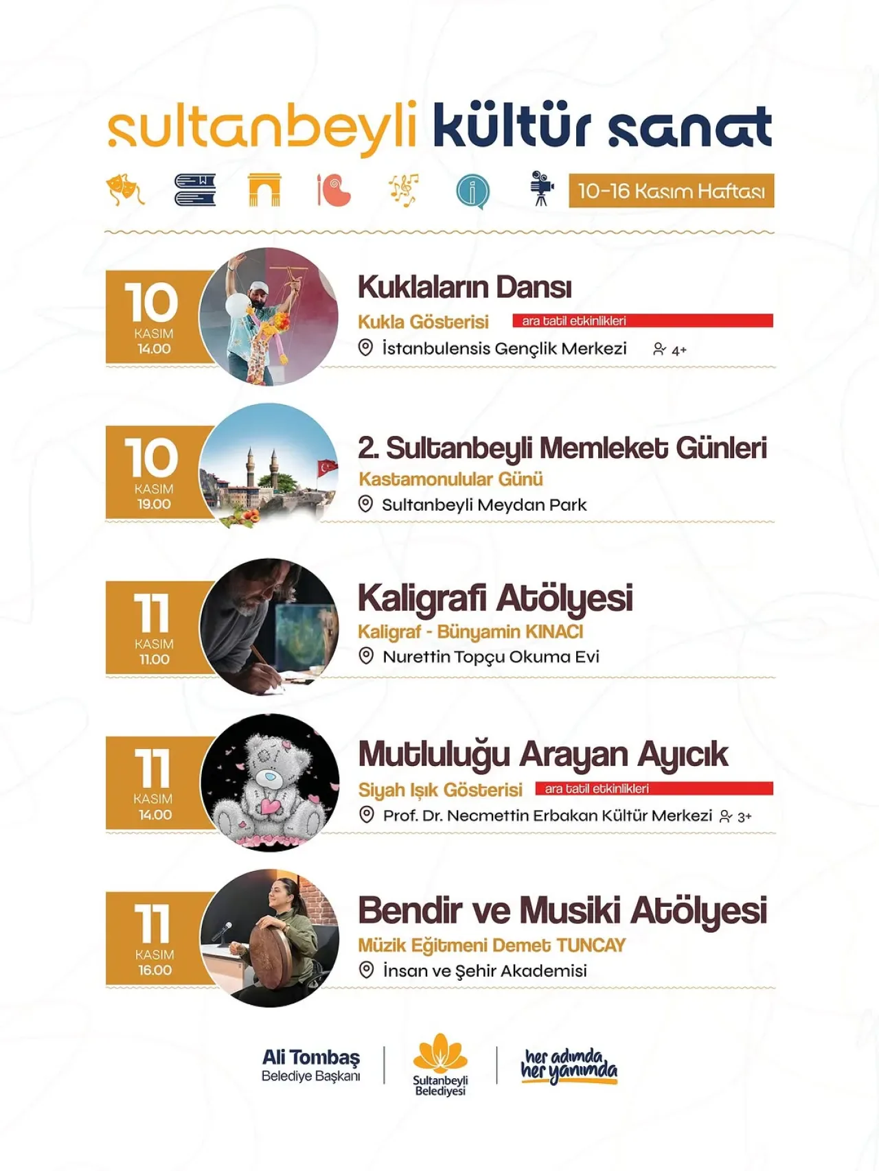 Sultanbeyli'de Kültür ve Sanat Faaliyetleri Yoğun Bir Şekilde Devam Ediyor Sultanbeyli'de Kültür ve Sanat Faaliyetleri Yoğun Bir Şekilde Devam Ediyor