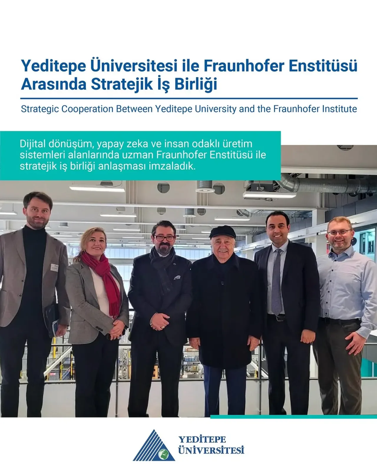 Yeditepe Üniversitesi, Almanya'dan Fraunhofer Enstitüsü ile Stratejik İş Birliğine İmza Attı Yeditepe Üniversitesi, Almanya'dan Fraunhofer Enstitüsü ile Stratejik İş Birliğine İmza Attı