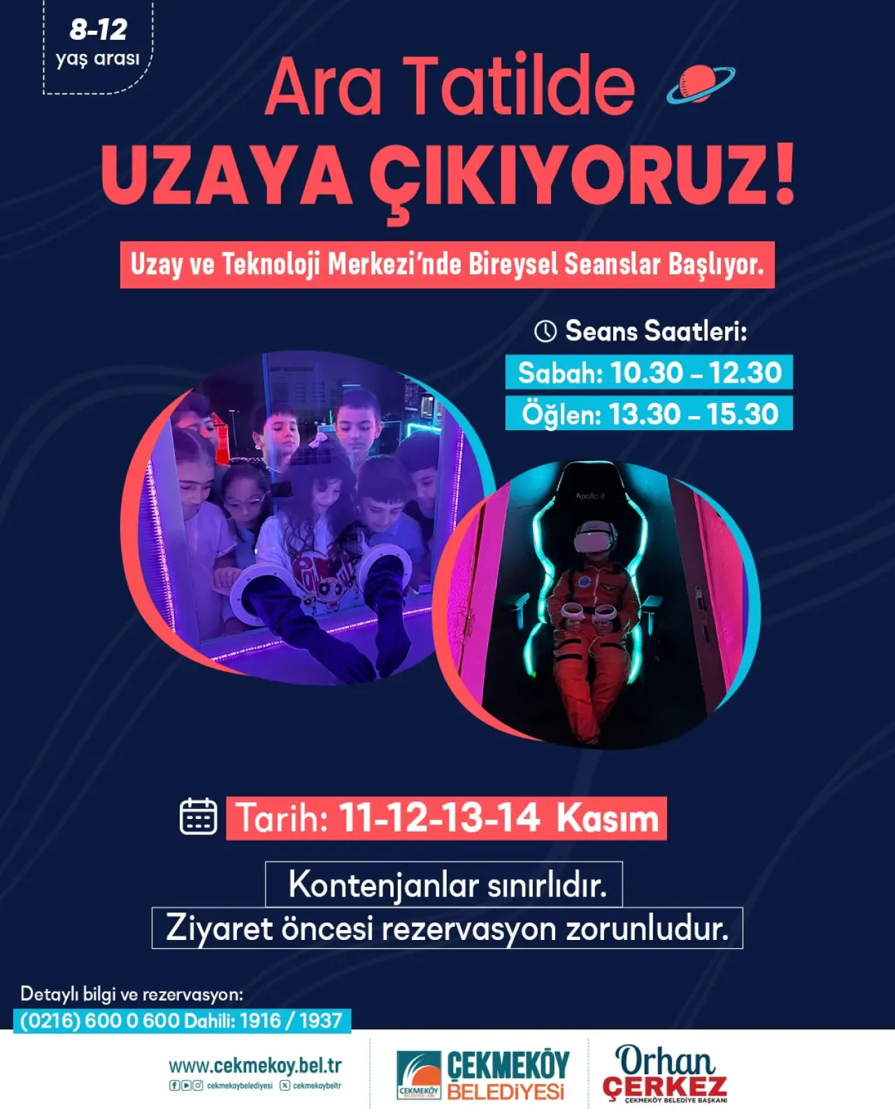 Çekmeköy'de Çocuklar İçin Uzay ve Teknoloji Macerası Başlıyor Çekmeköy'de Çocuklar İçin Uzay ve Teknoloji Macerası Başlıyor