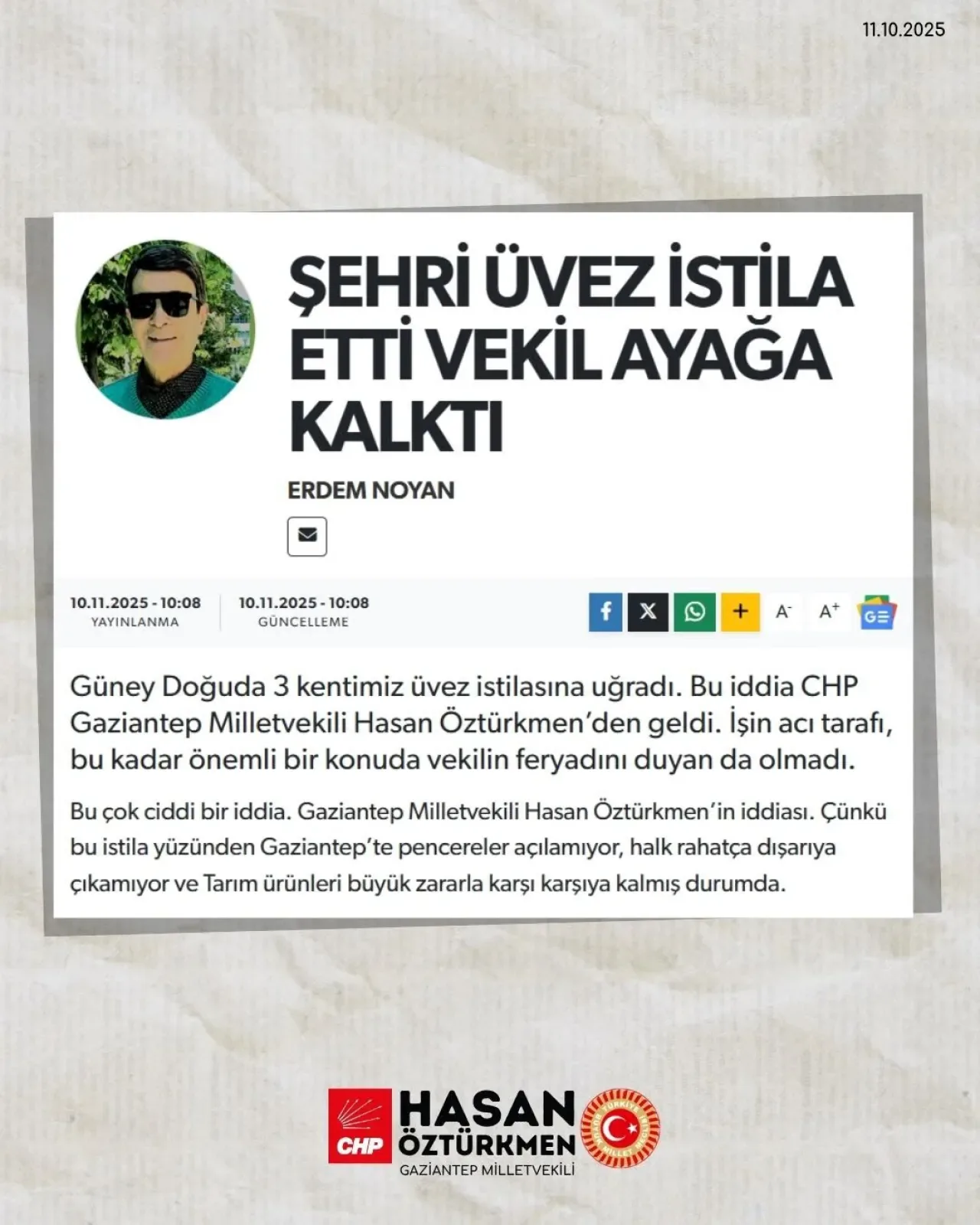Gaziantep'te Üvez İstilası: CHP'li Vekilden Acil Çağrı Gaziantep'te Üvez İstilası: CHP'li Vekilden Acil Çağrı