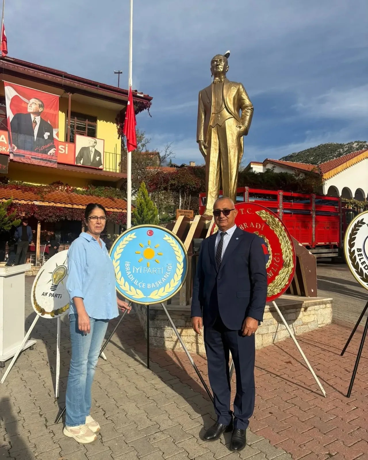 İYİ Parti Antalya İl Teşkilatı, Atatürk'ü İbradı'da Andı İYİ Parti Antalya İl Teşkilatı, Atatürk'ü İbradı'da Andı